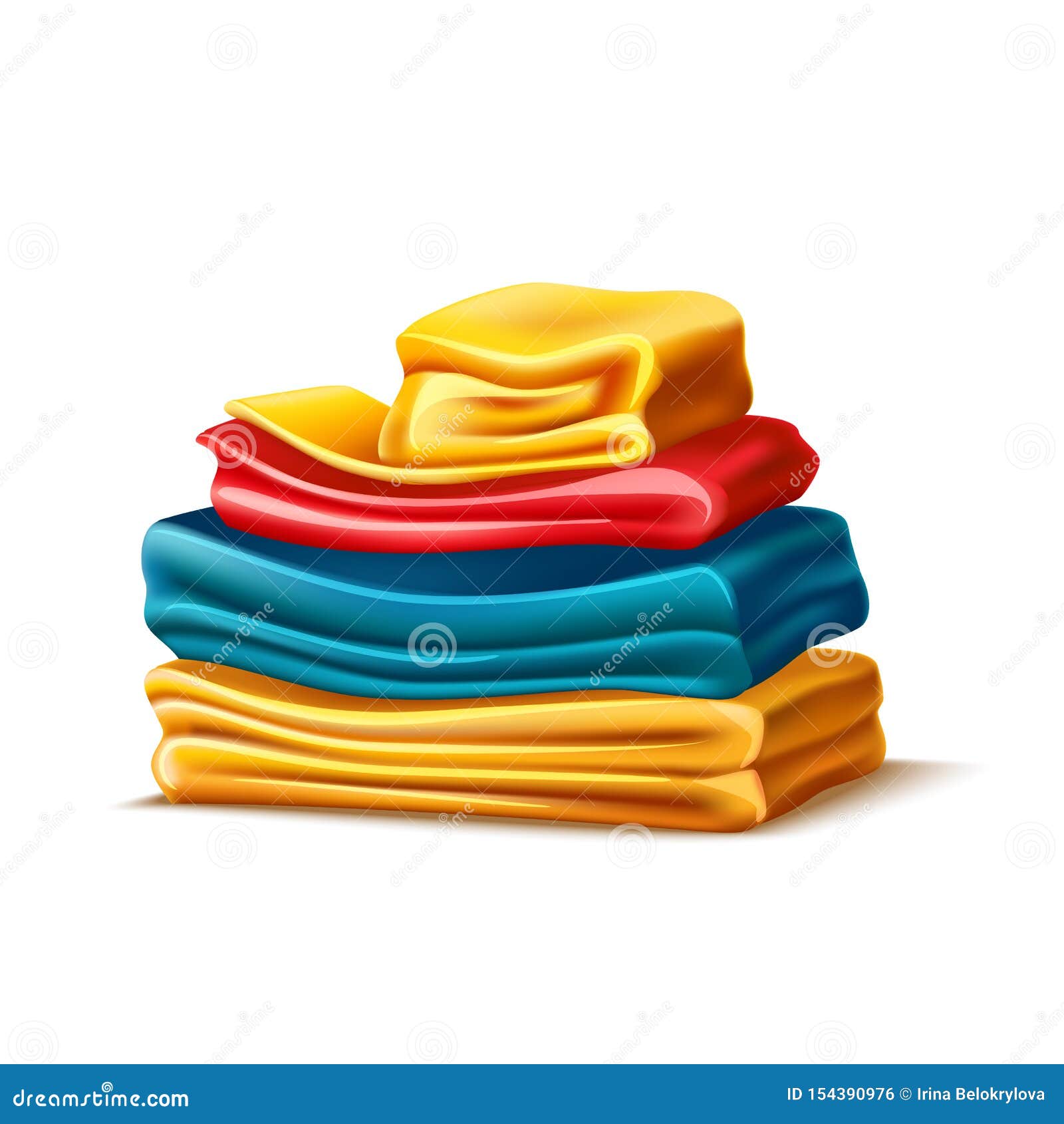 folded towel clipart