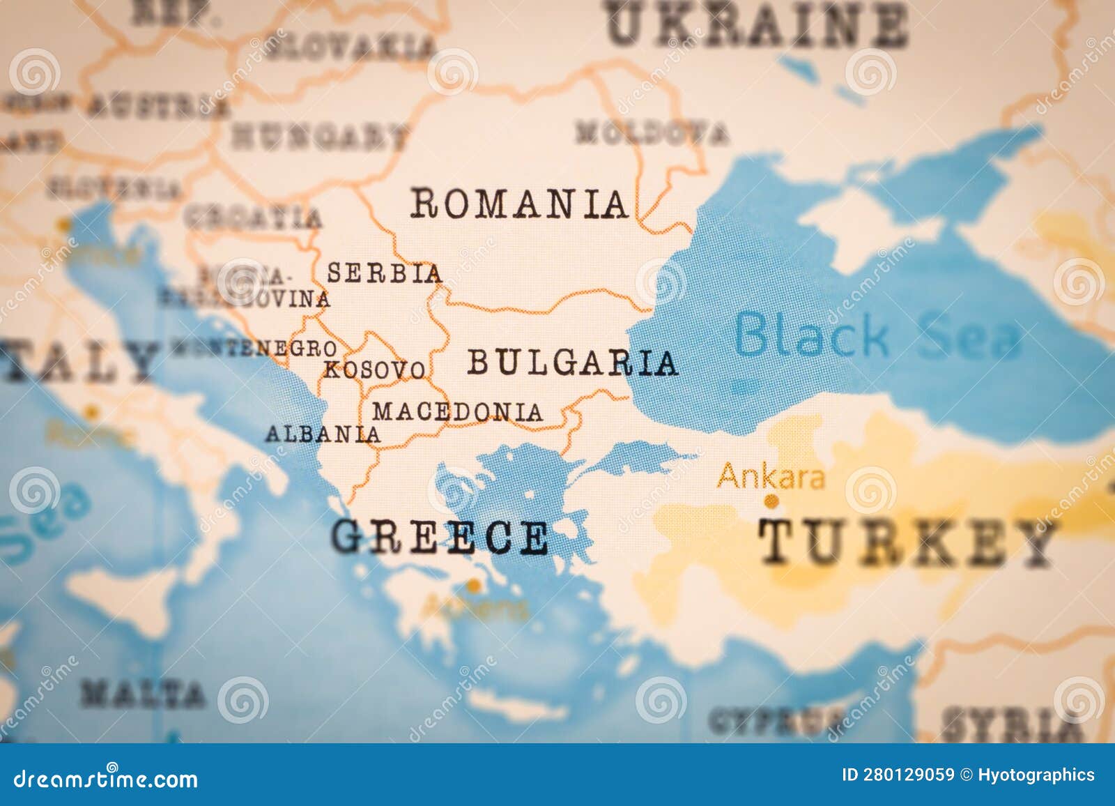 The Realistic Map Of Bulgaria Stock Image Image Of Society Economy Realistic Map Bulgaria World 280129059 