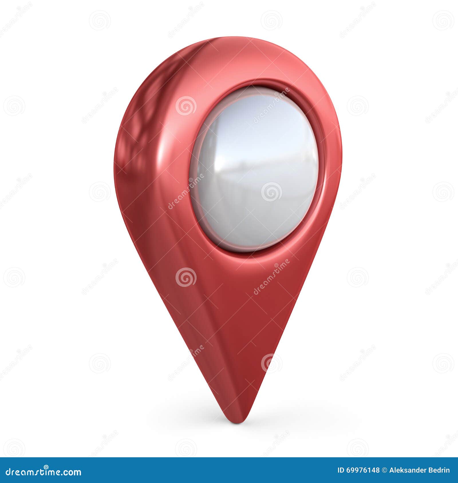 Realistic Map Pointer. GPS Location Symbol 3D Icon Isolated Stock Illustration Illustration of isolated point 69976148