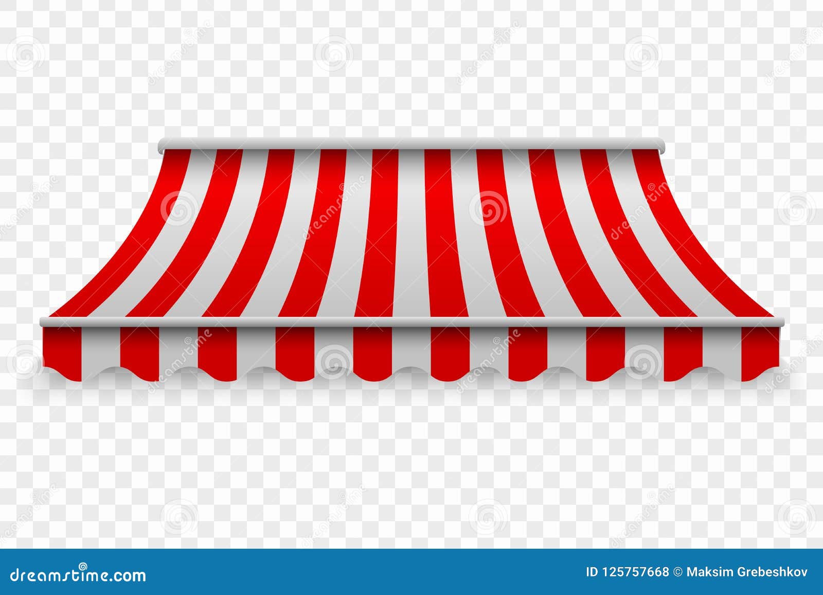 Download Realistic outdoor awning stock vector. Illustration of ...