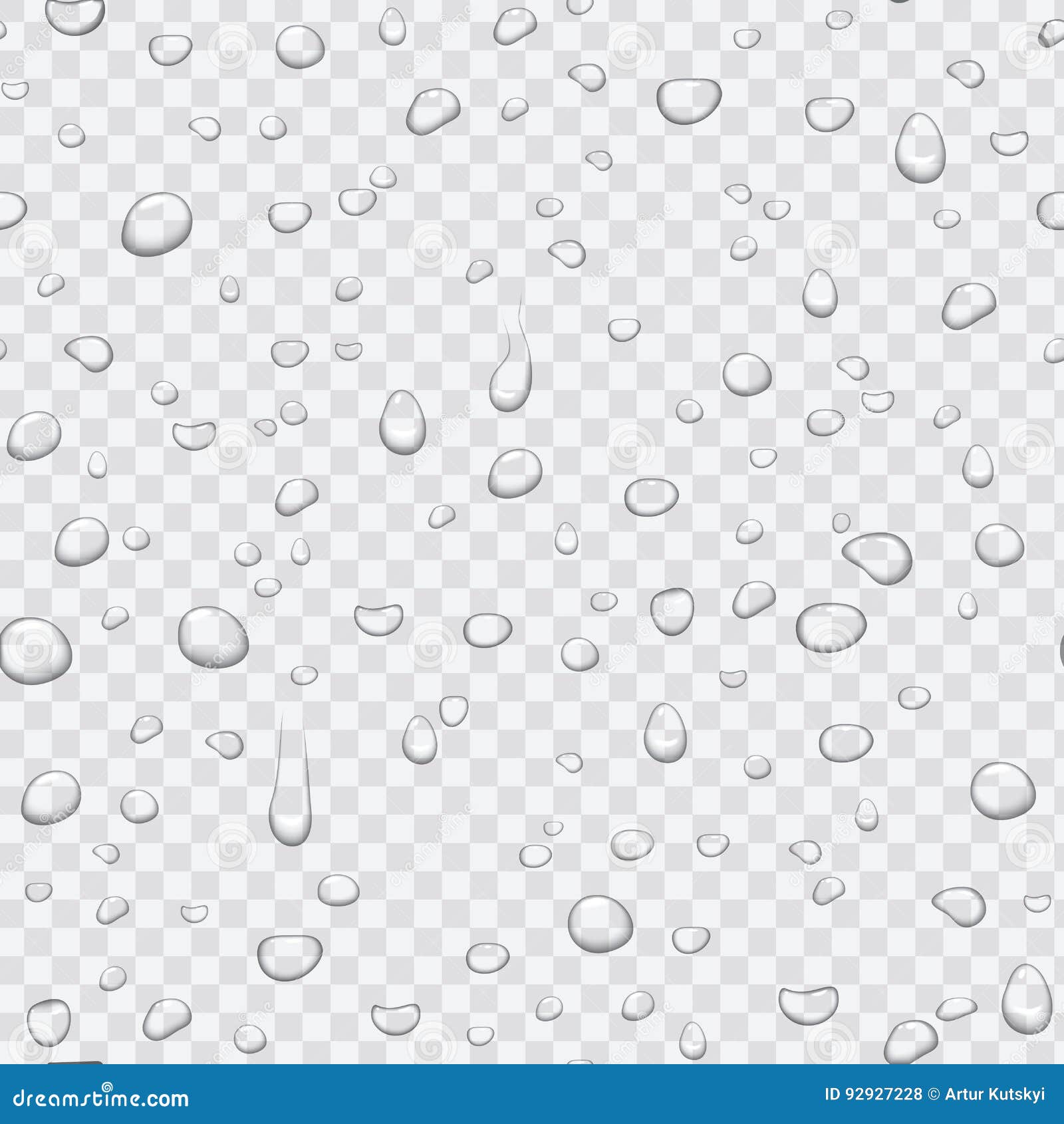 Realistic Pure Clear Water Drops Set Isolated On The Transperant Alpha Background Vector Illustration Stock Vector Illustration Of Aqua Abstract