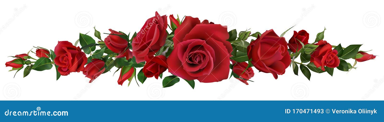 red roses border clipart