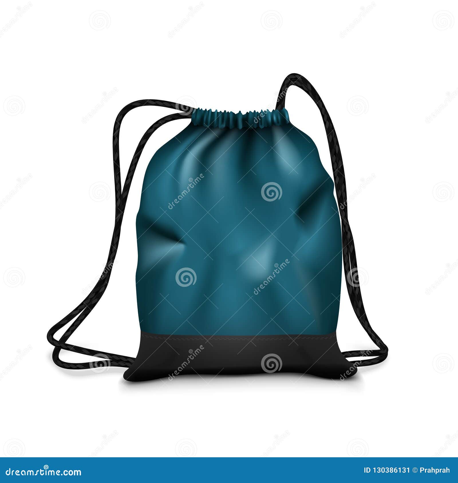 Download Realistic Simple Black Sport Backpack Bag Isolated Stock ...