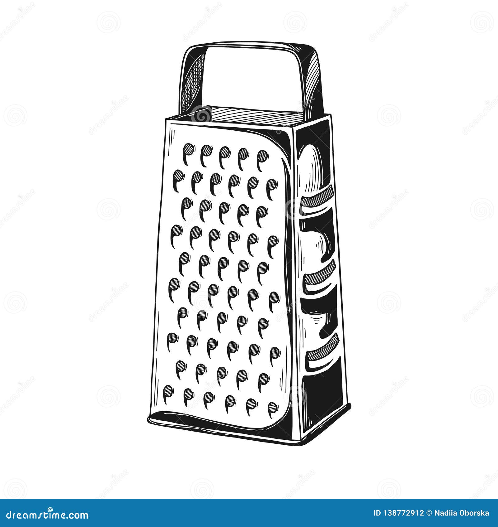 Hand Steel Grater Illustration Drawing Engraving Stock Vector Royalty  Free 1123307267  Shutterstock