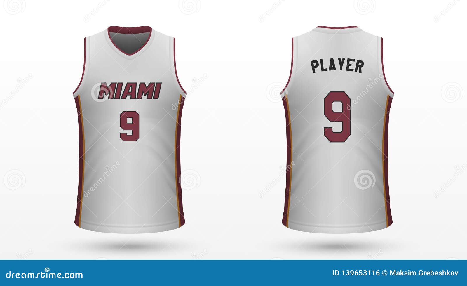 blank miami heat jersey