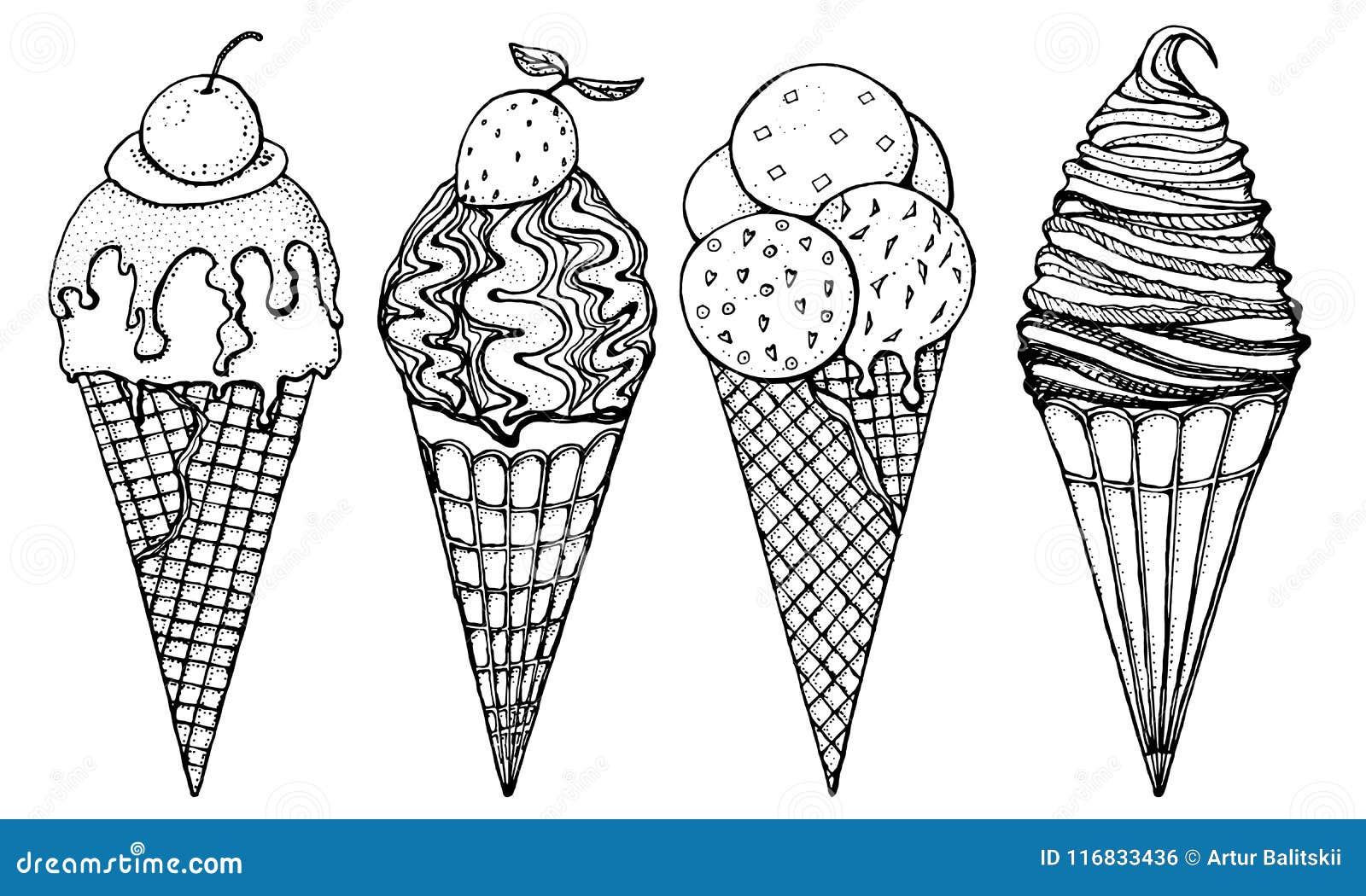 to draw cartoon cream ice how Waffle Cone Ice And Caramel Realistic With Sweet Cream to draw cartoon cream ice how Waffle Cone Ice And Caramel Realistic With Sweet Cream