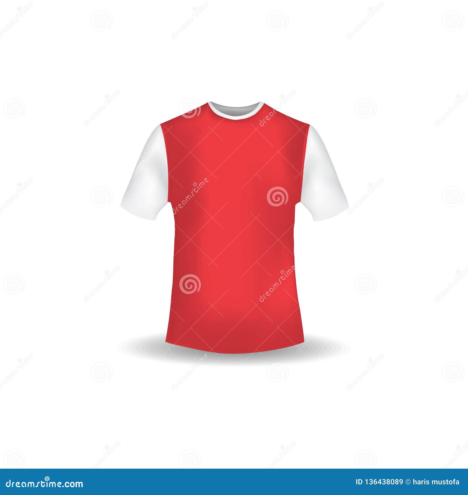 Download T Shirt Mockup Design Template Vector Stock Vector - Illustration of retail, cotton: 136438089