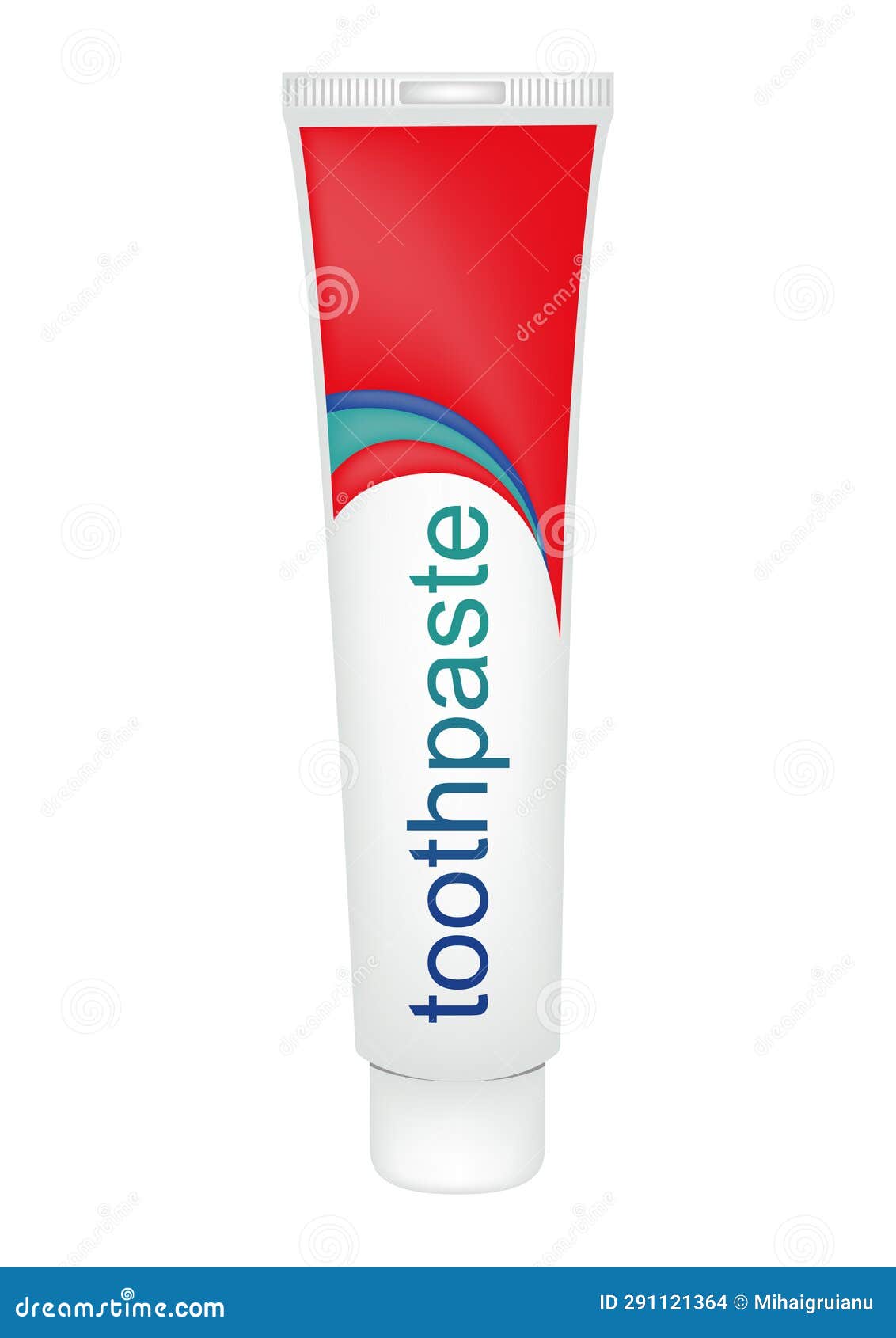 Realistic Toothpaste Clipart Vector Stock Illustration Illustration