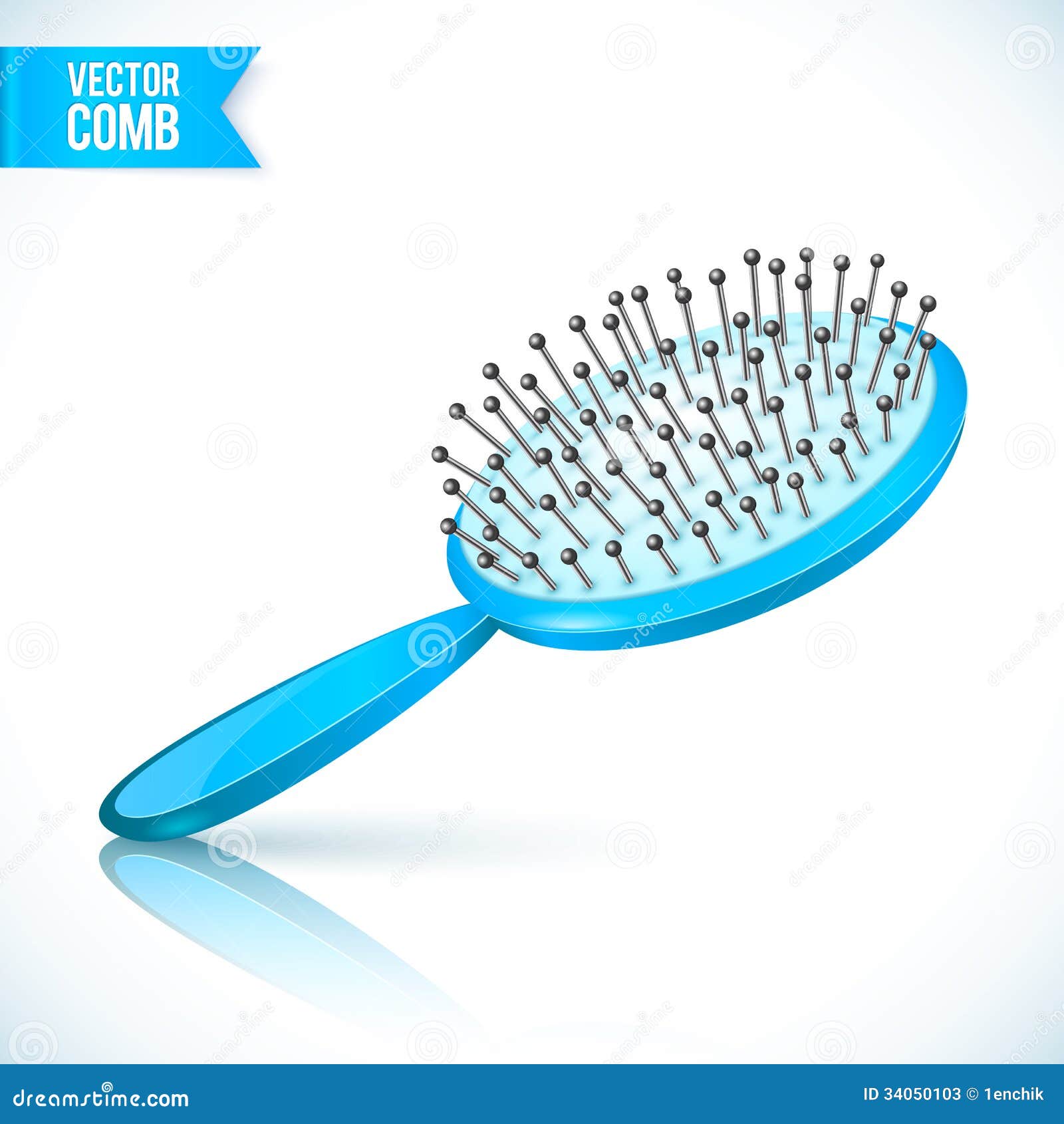 https://thumbs.dreamstime.com/z/realistic-vector-blue-comb-brush-reflection-34050103.jpg