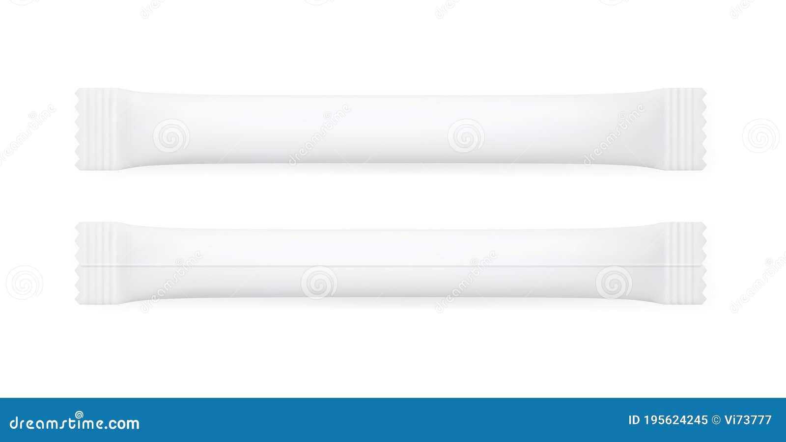 Download Realistic White Paper Sachet Bag. Package Mockup For ...