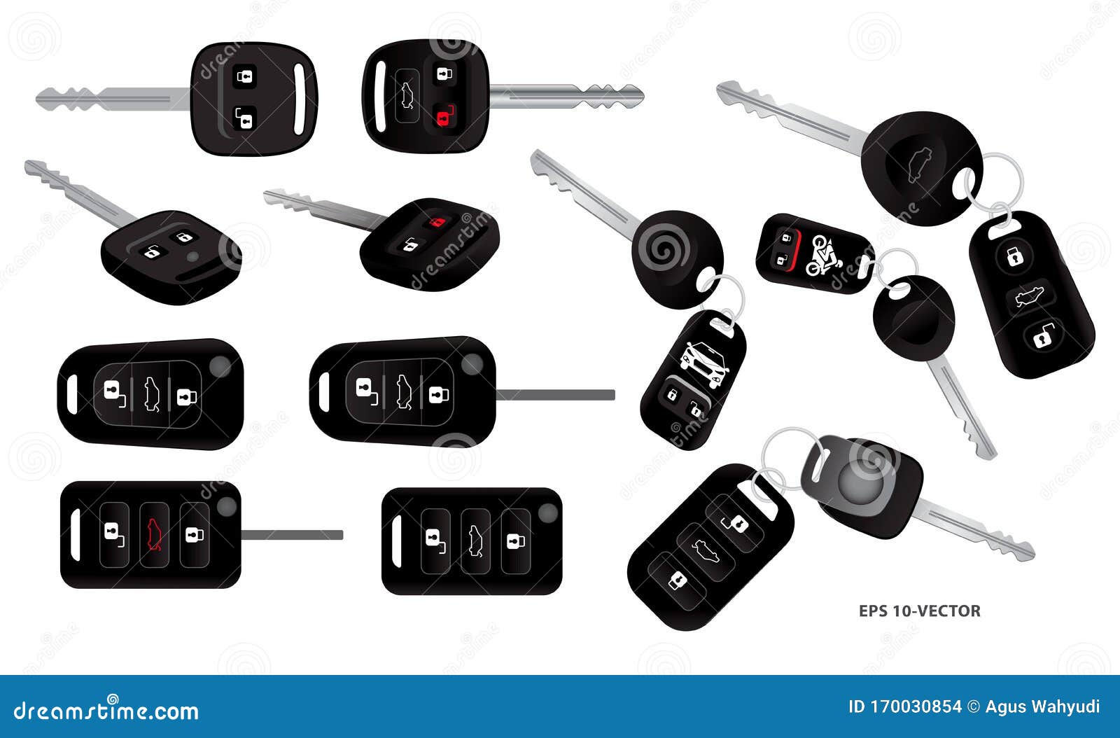 optocht domein Af en toe Realistische Autosleutel Met Alarmsysteem of Autosleutel Met  Afstandsbediening of Veilig Systeemconcept Voor Auto's Op Afstand Vector  Illustratie - Illustration of motor, verzekering: 170030854