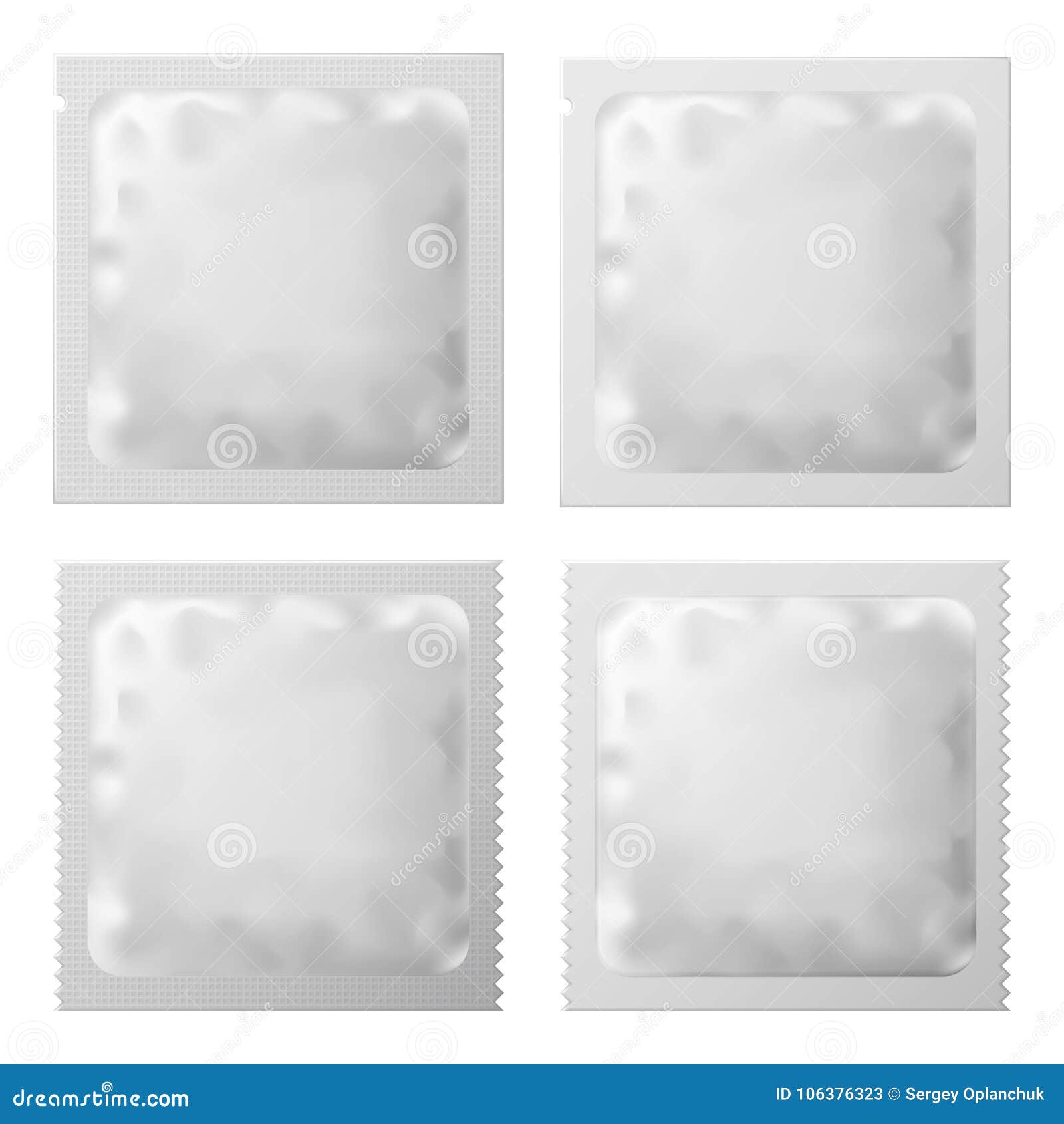 Realistische Weisse Leere Schablonenkondom Verpackung Satz Kondom Oder Folienfeuchtpflegetucher Beutel Medizinpaket Vektor Vektor Abbildung Illustration Von Realistische Schablonenkondom
