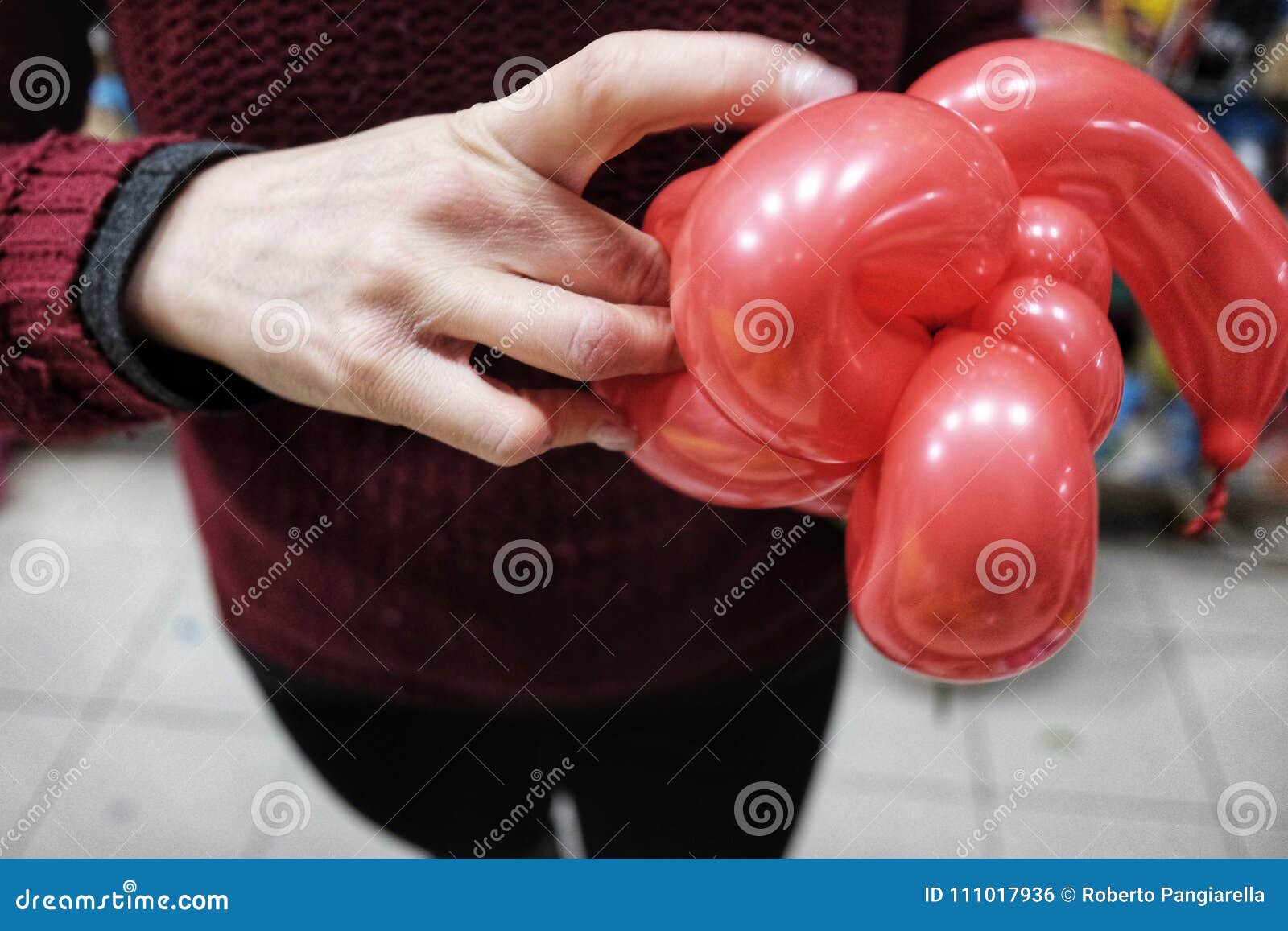 Realization of Buckets with Balloons Stock Photo Image of holiday