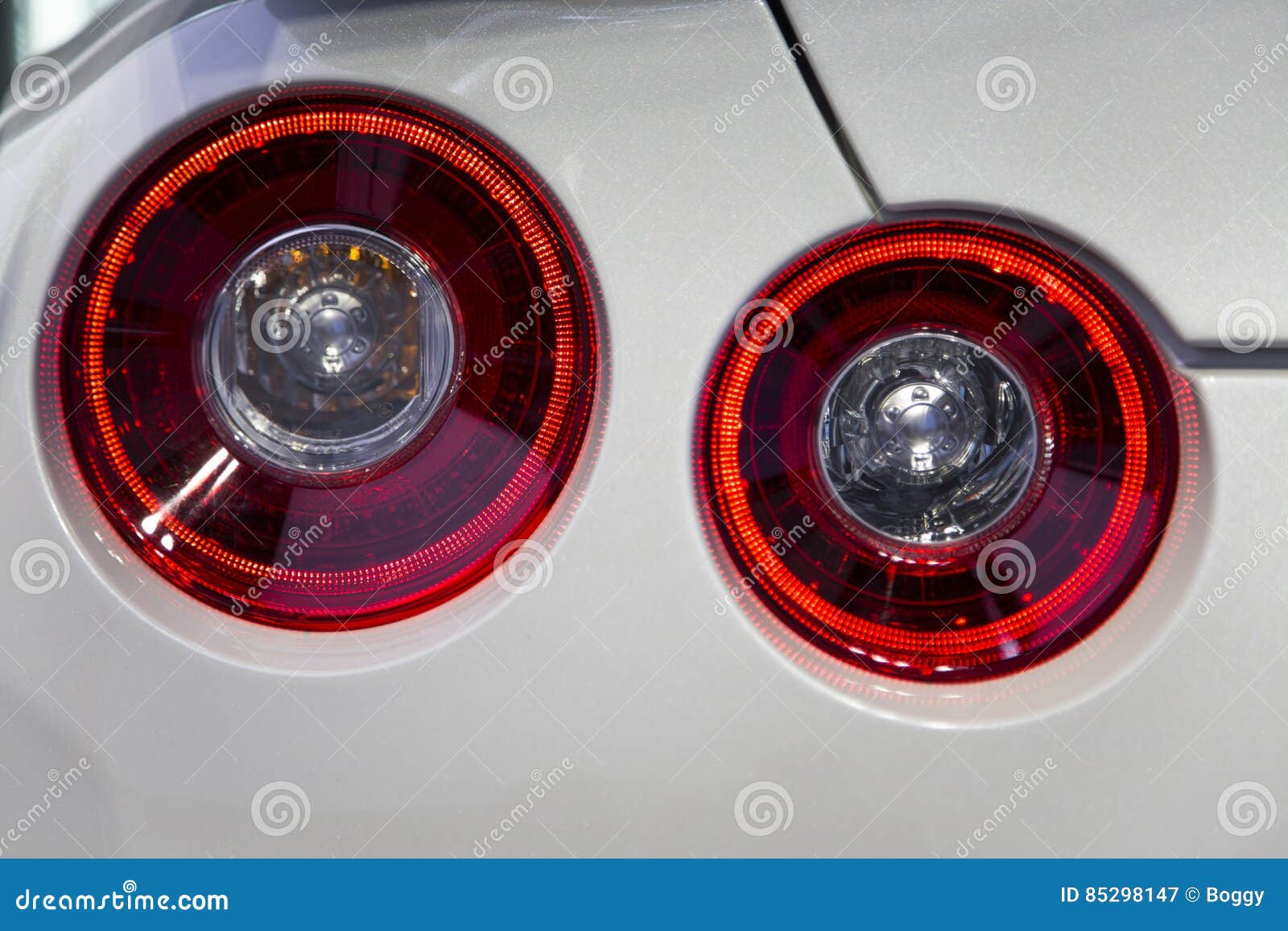 Rear Brake Lights on the Car Stock Image Image of brake, light 85298147