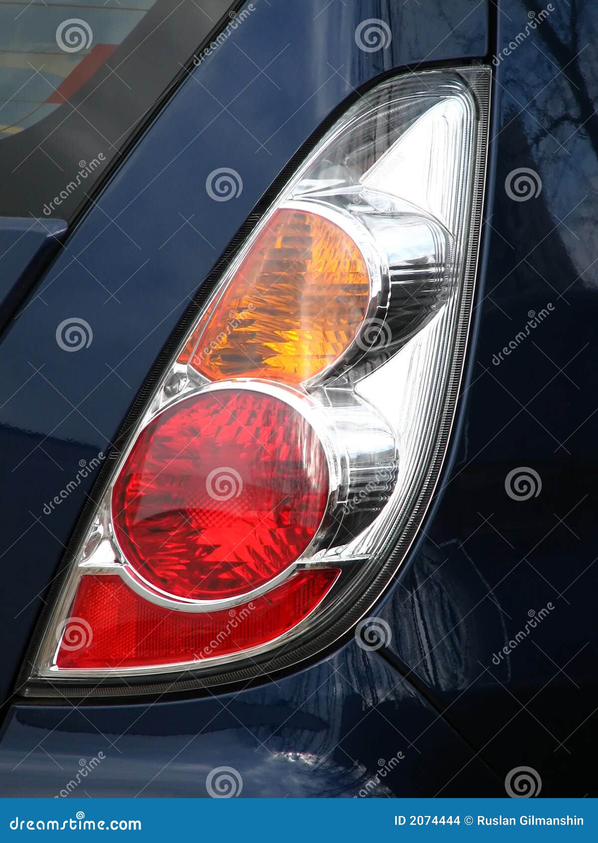 Rear car lights stock photo. Image of cars, machine, auto 2074444