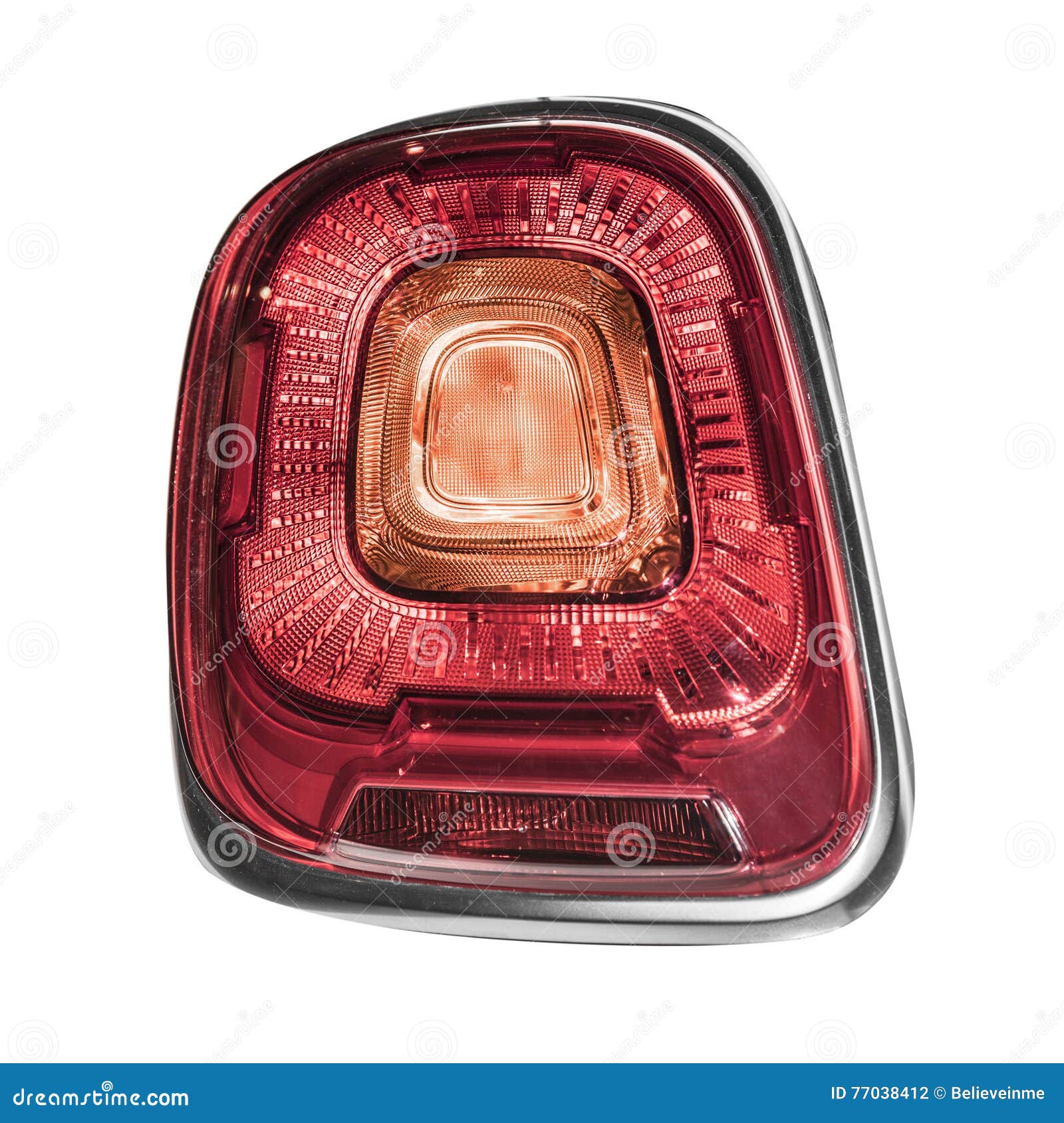 Rear car lights. stock photo. Image of back, machine 77038412