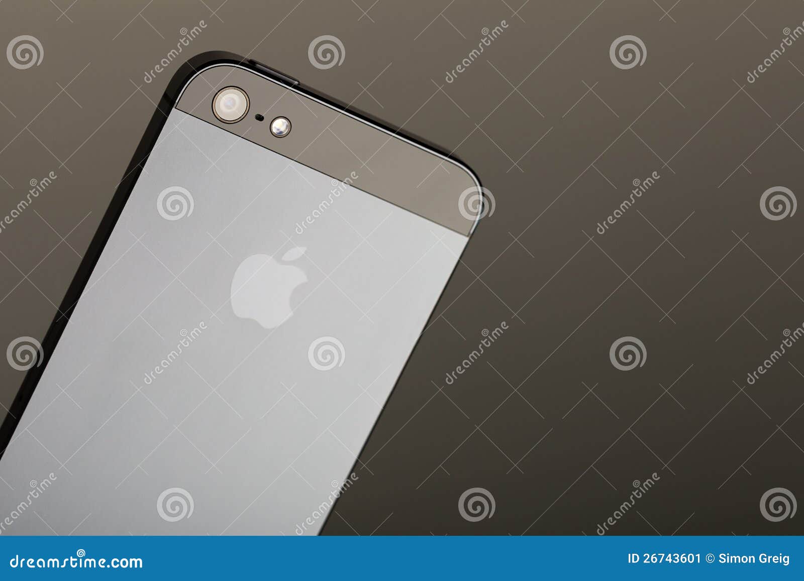 Rear of the iPhone 5 editorial photo. Image of brand - 26743601
