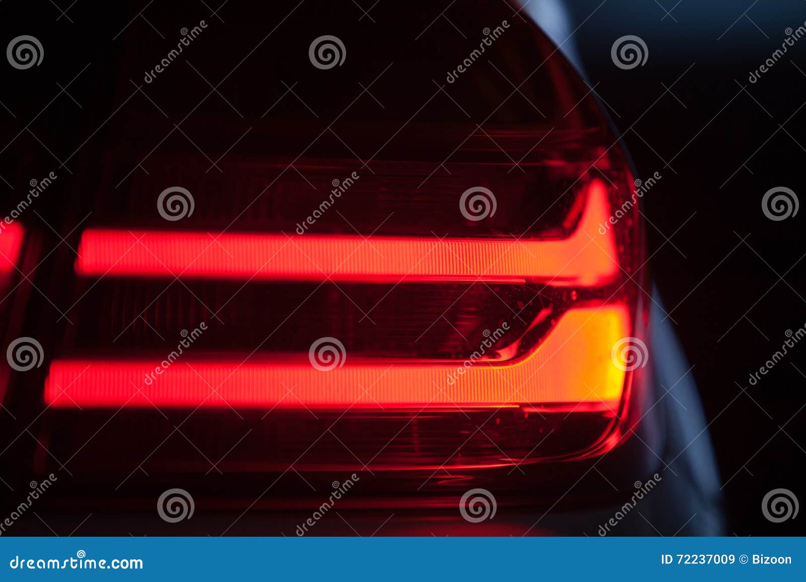 Rear light of a car stock image. Image of metal, light 72237009