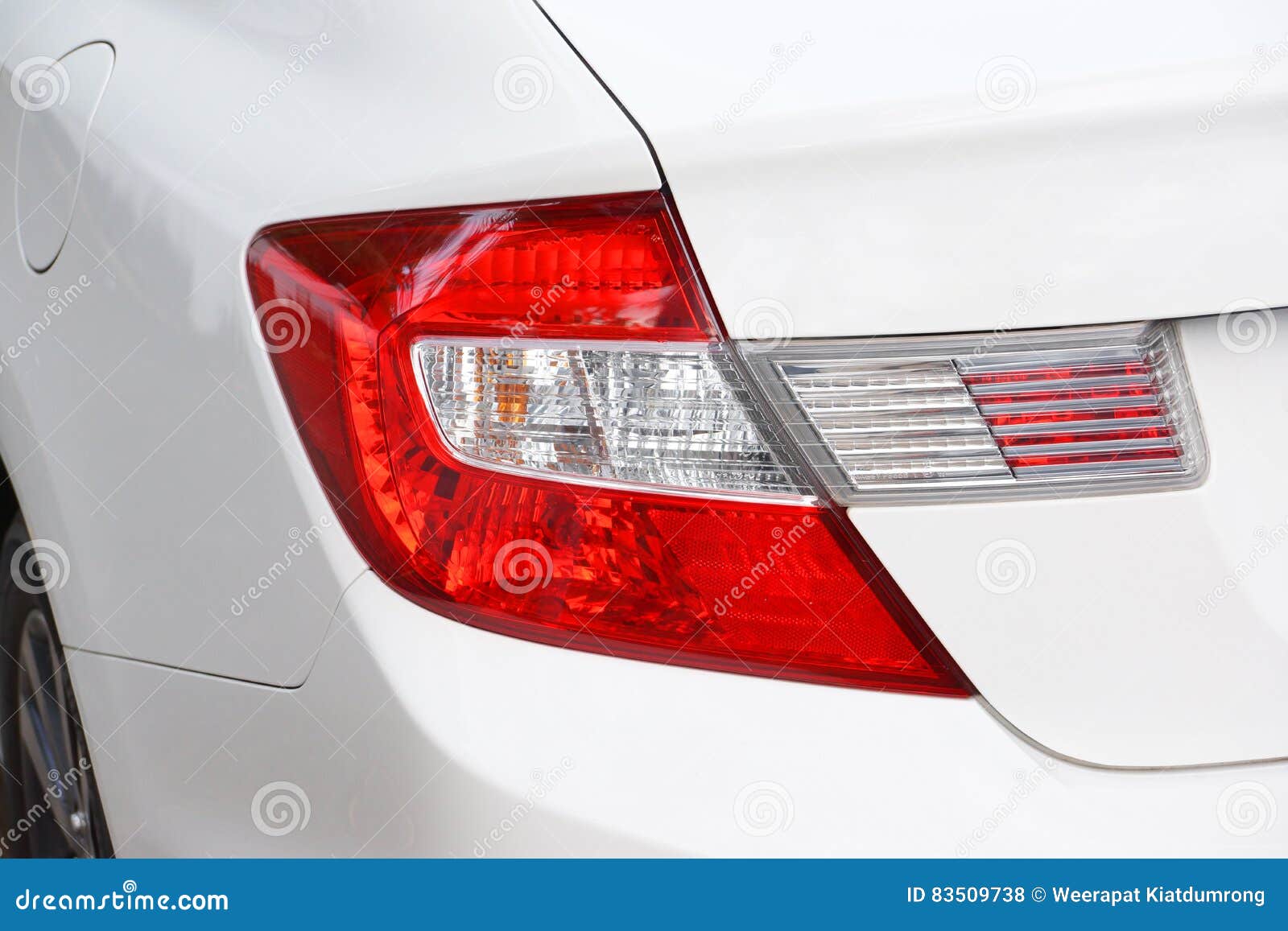 Rear light of a car stock photo. Image of detail, automobile 83509738
