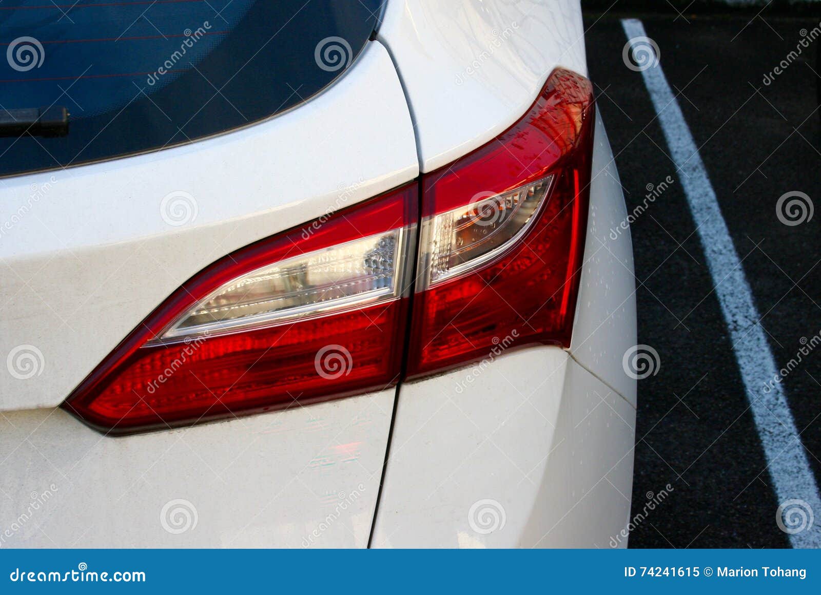 Rear light from a car stock image. Image of bumper, tail 74241615