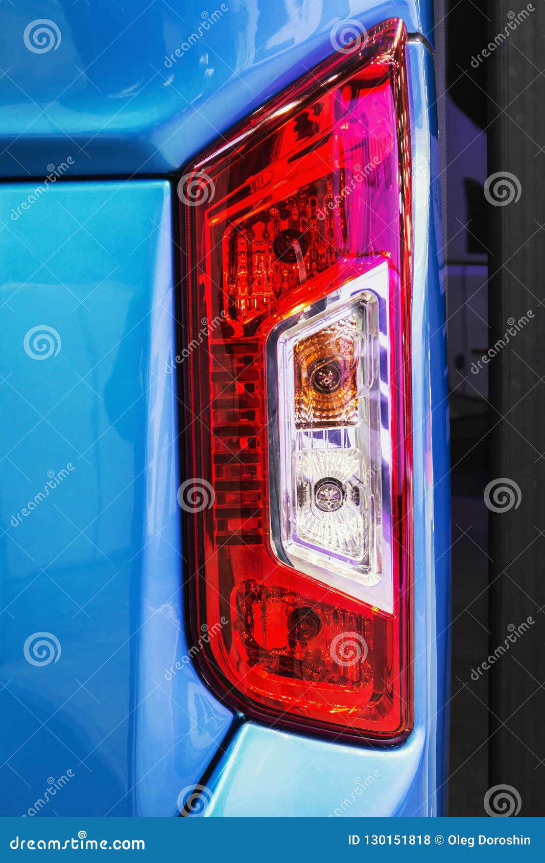 ar afskaffet Individualitet Rear Parking Lights of a Car, Bus or Truck Stock Photo - Image of  transport, transportation: 130151818