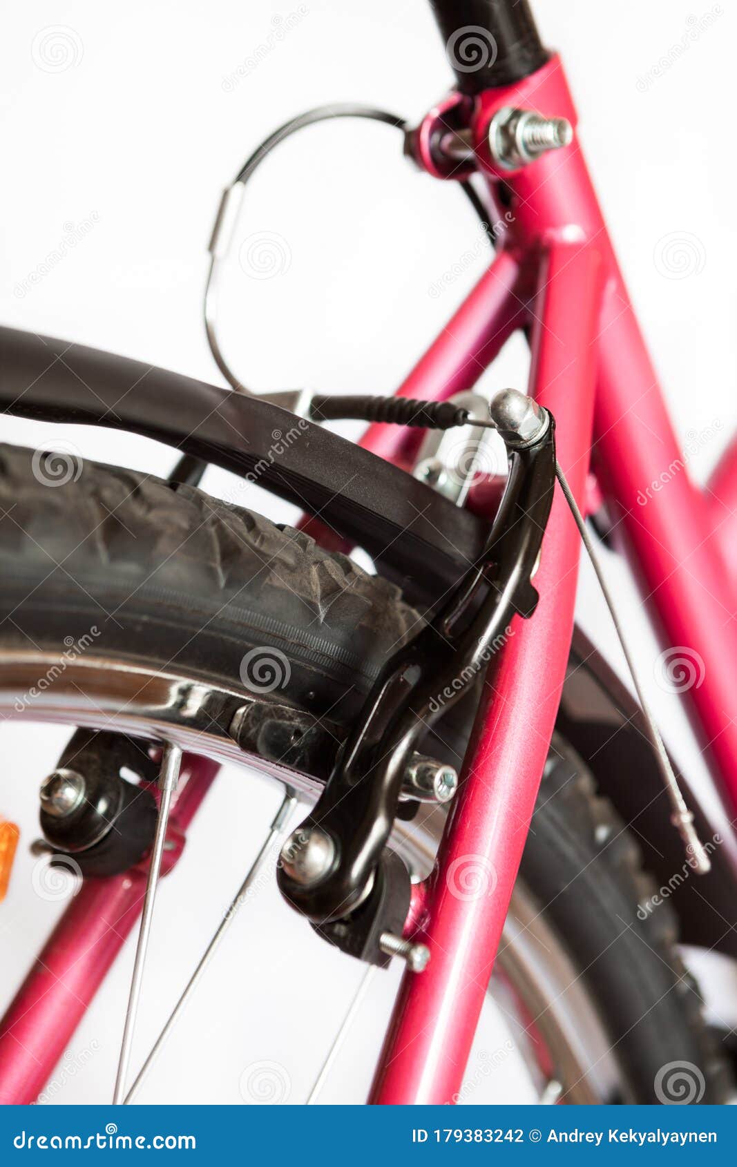 kapperszaak Varken volgorde Rear V-brake of the Mtb Bicycle, Isolated on White Background Stock Photo -  Image of isolated, equipment: 179383242