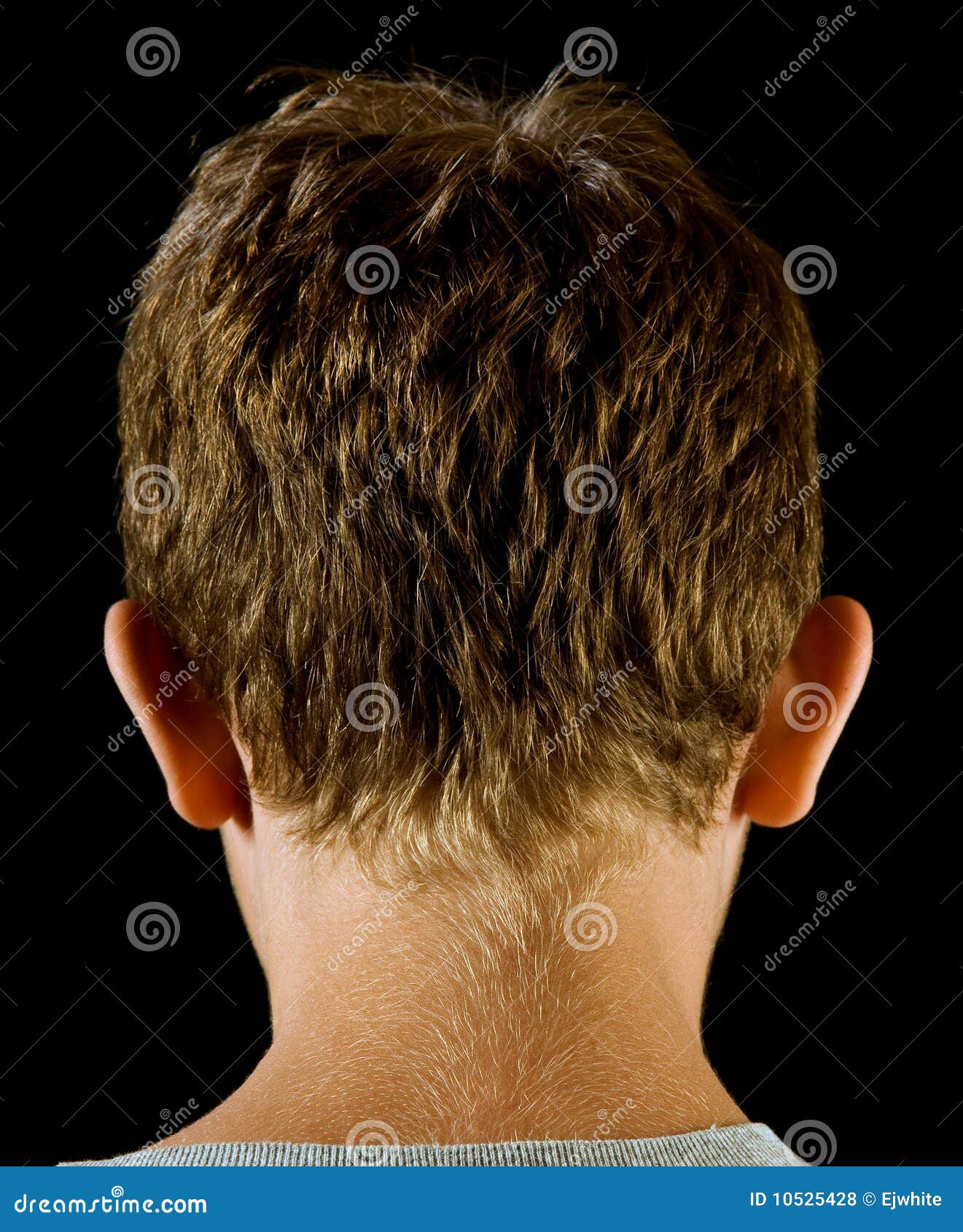 Rear view, boy s head stock photo. Image of neck, nape - 10525428 Rear view, boy s head stock photo. Image of neck, nape - 10525428