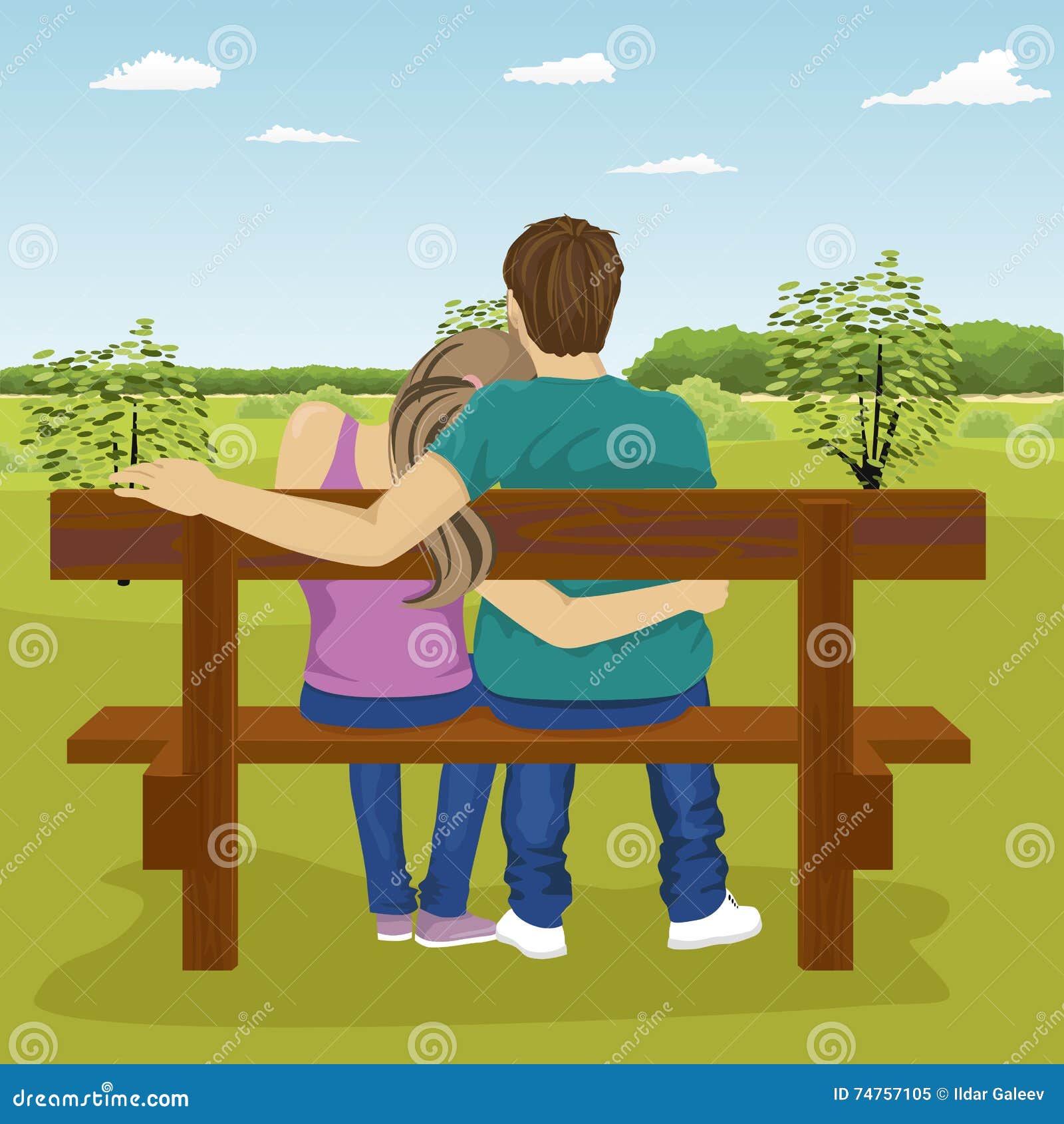 Couple Sitting Together Stock Illustrations – 10,903 Couple Sitting Together  Stock Illustrations, Vectors & Clipart - Dreamstime