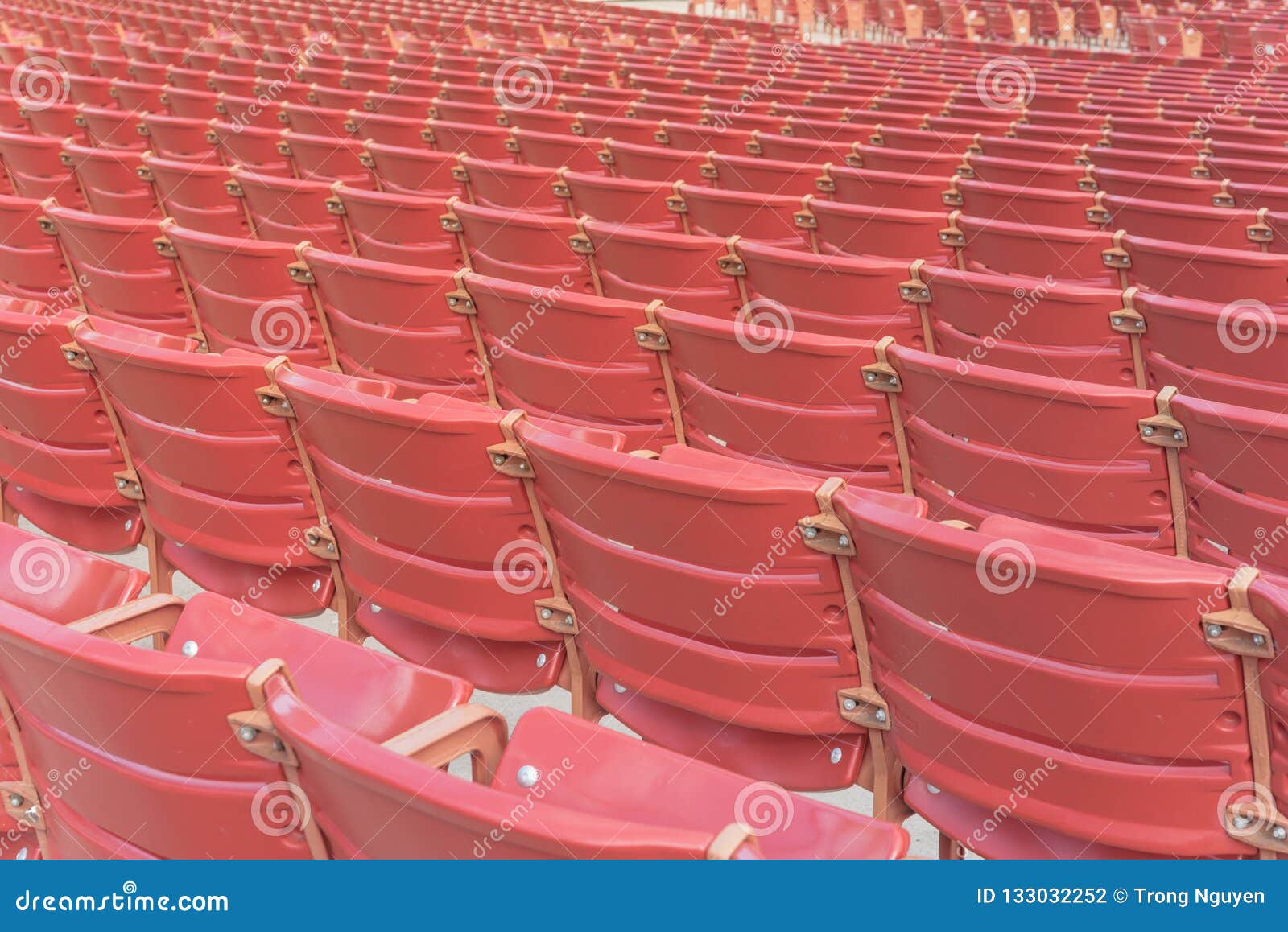 Row Or Chairs From Public Open Air Performing Art Venue In