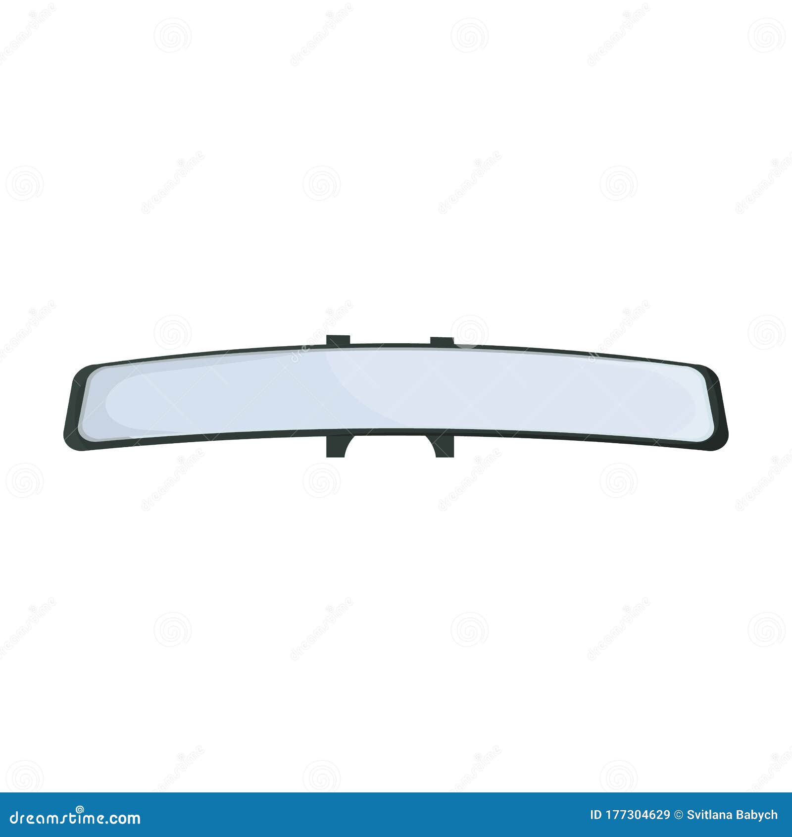 Rear View Mirrors Vector Icon.Cartoon Vector Icon Isolated on White Background Rear View Mirrors