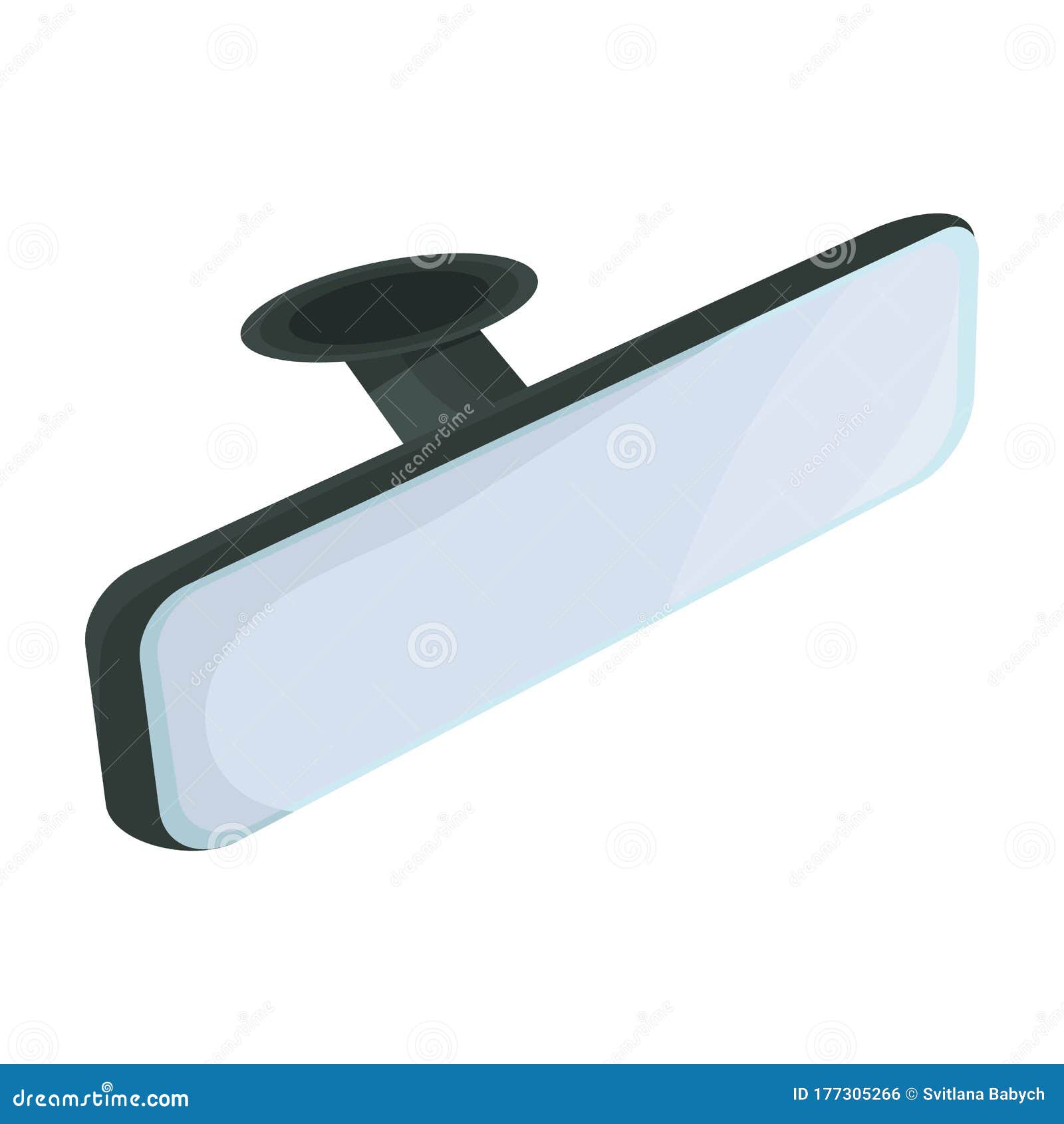 Rear View Mirrors Vector Icon.Cartoon Vector Icon Isolated on White Background Rear View Mirrors