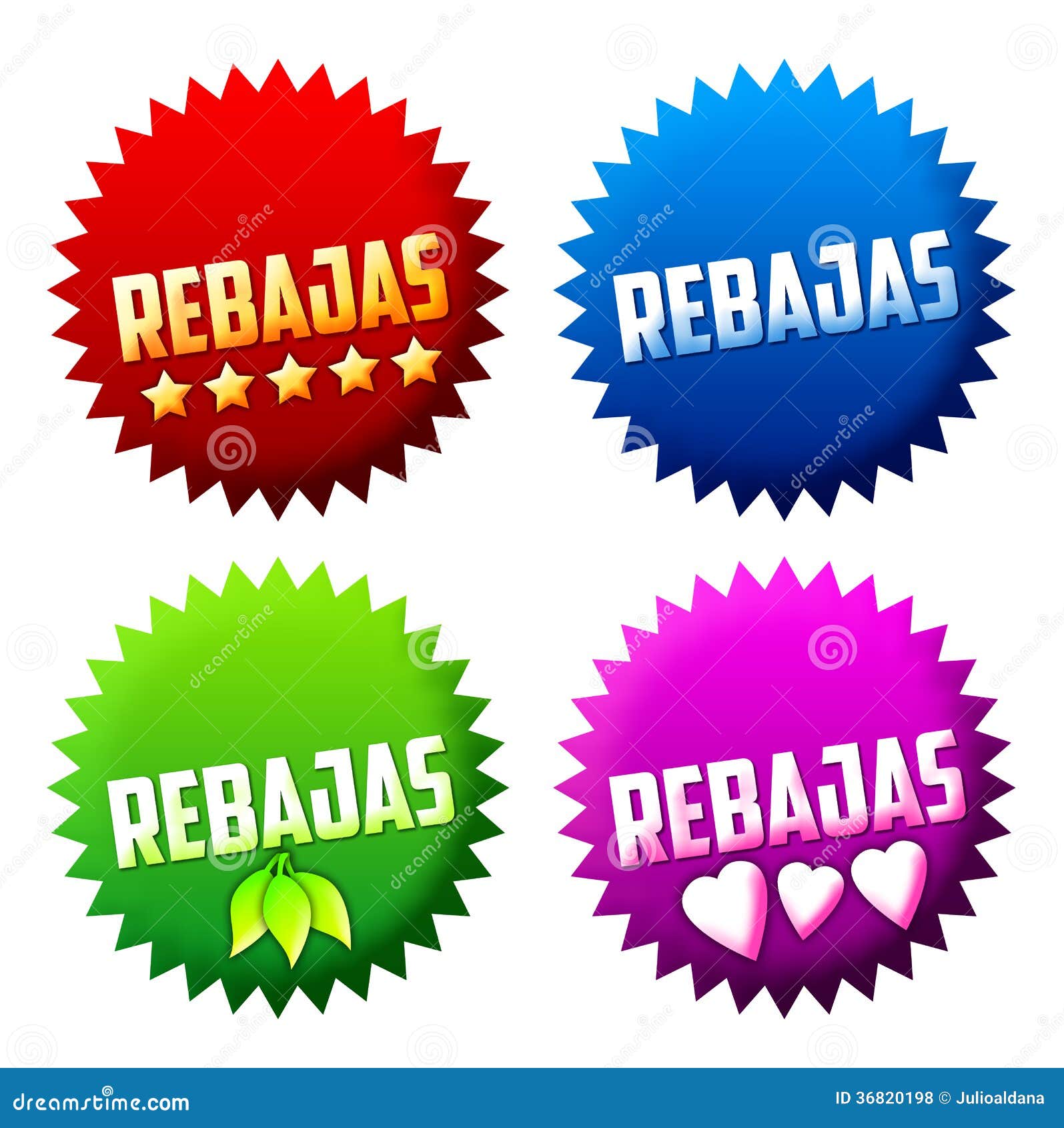 rebajas - sale - offer spanish text