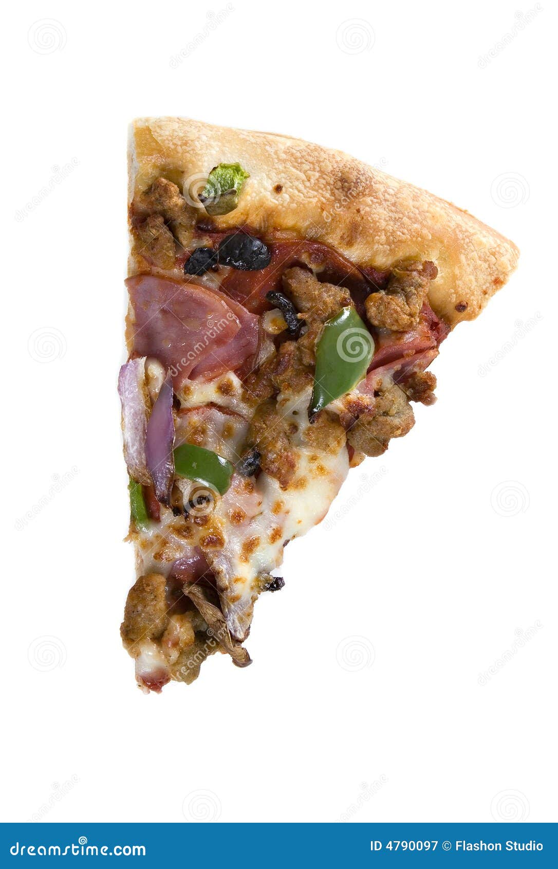 Una Porción De Pizza Supreme Imagen de archivo - Imagen de salchichones,  grasa: 4790097, image size:1086x1690