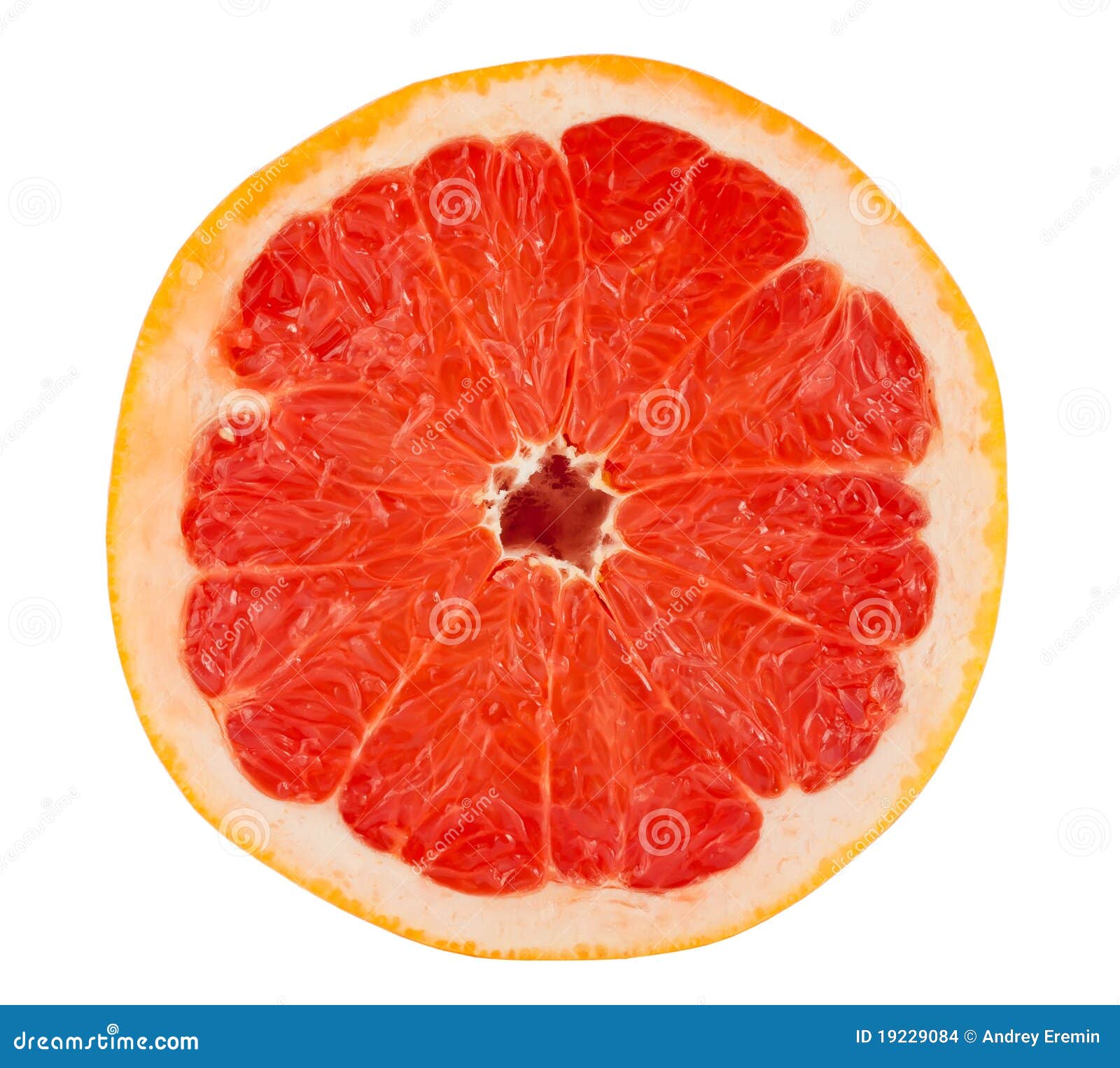 Rebanada de pomelo maduro foto de archivo. Imagen de rojo 19229084