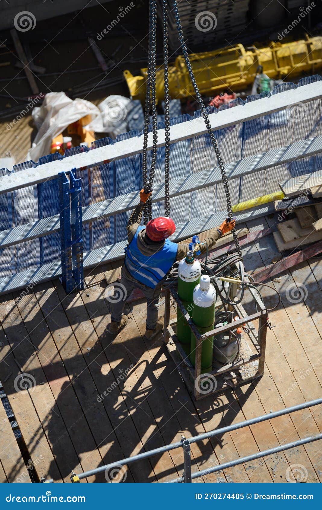Rebar welding machine. stock image. Image of builder 270274405