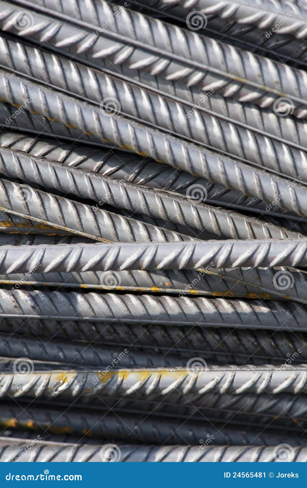 Rebars imagen de archivo. Imagen de industrial, sitio 24565481