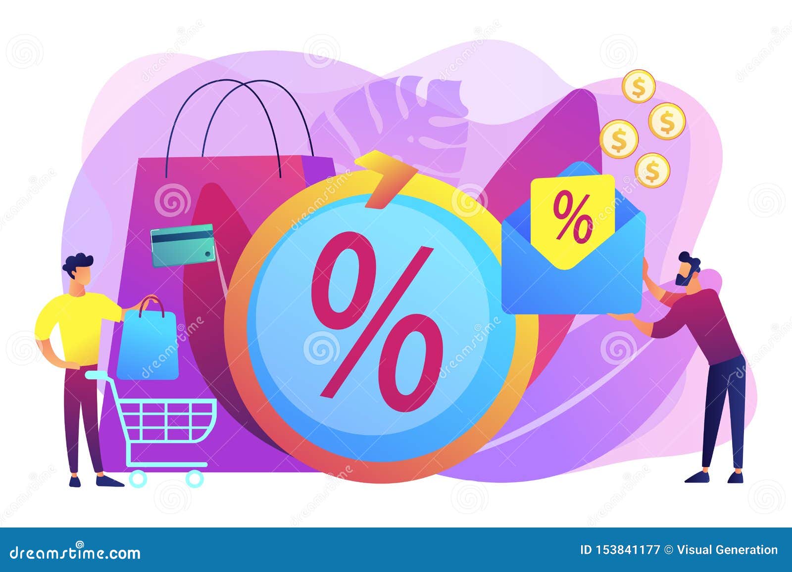 rebate-program-concept-vector-illustration-stock-vector-illustration