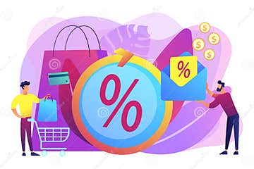 Rebate Program Concept Vector Illustration Stock Vector Illustration 