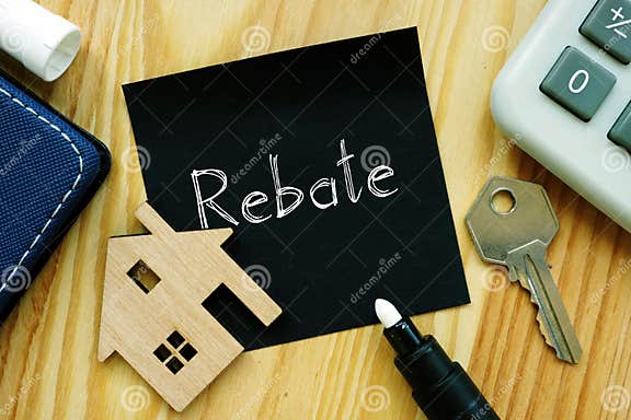 rebate-is-shown-on-the-business-photo-using-the-text-stock-photo