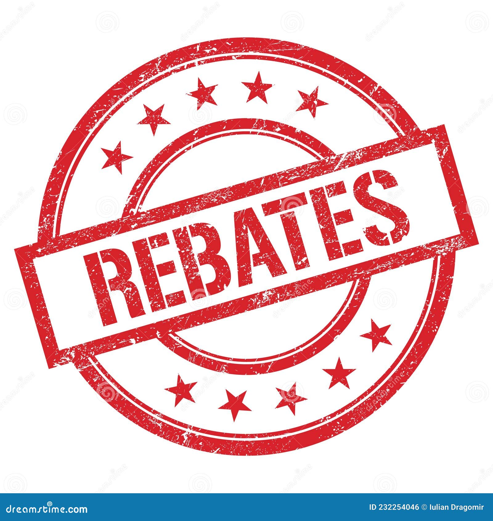 rebates-text-written-on-red-vintage-stamp-stock-illustration