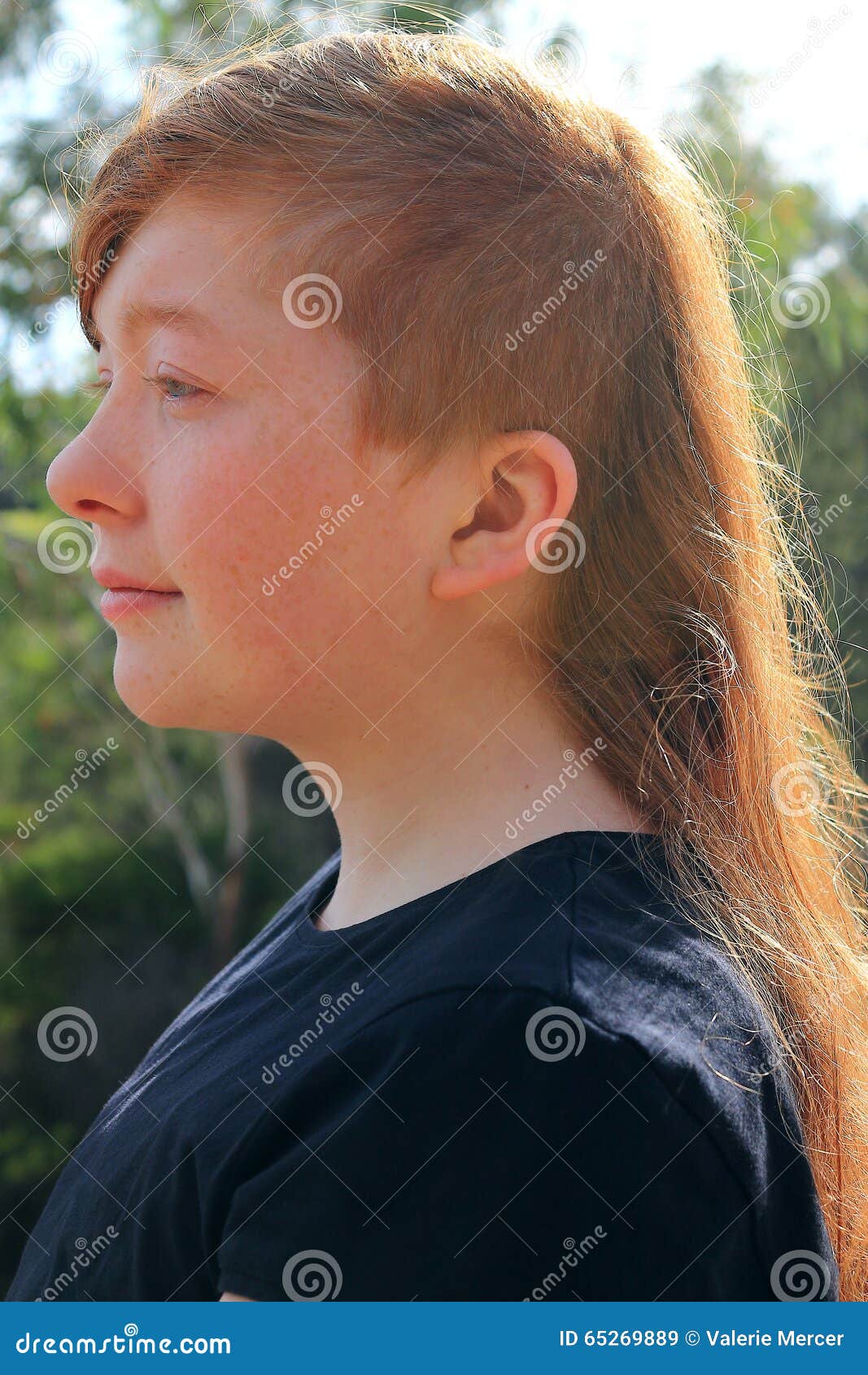 Mullet Hair Girl Stock Photos - Free & Royalty-Free Stock Photos from  Dreamstime