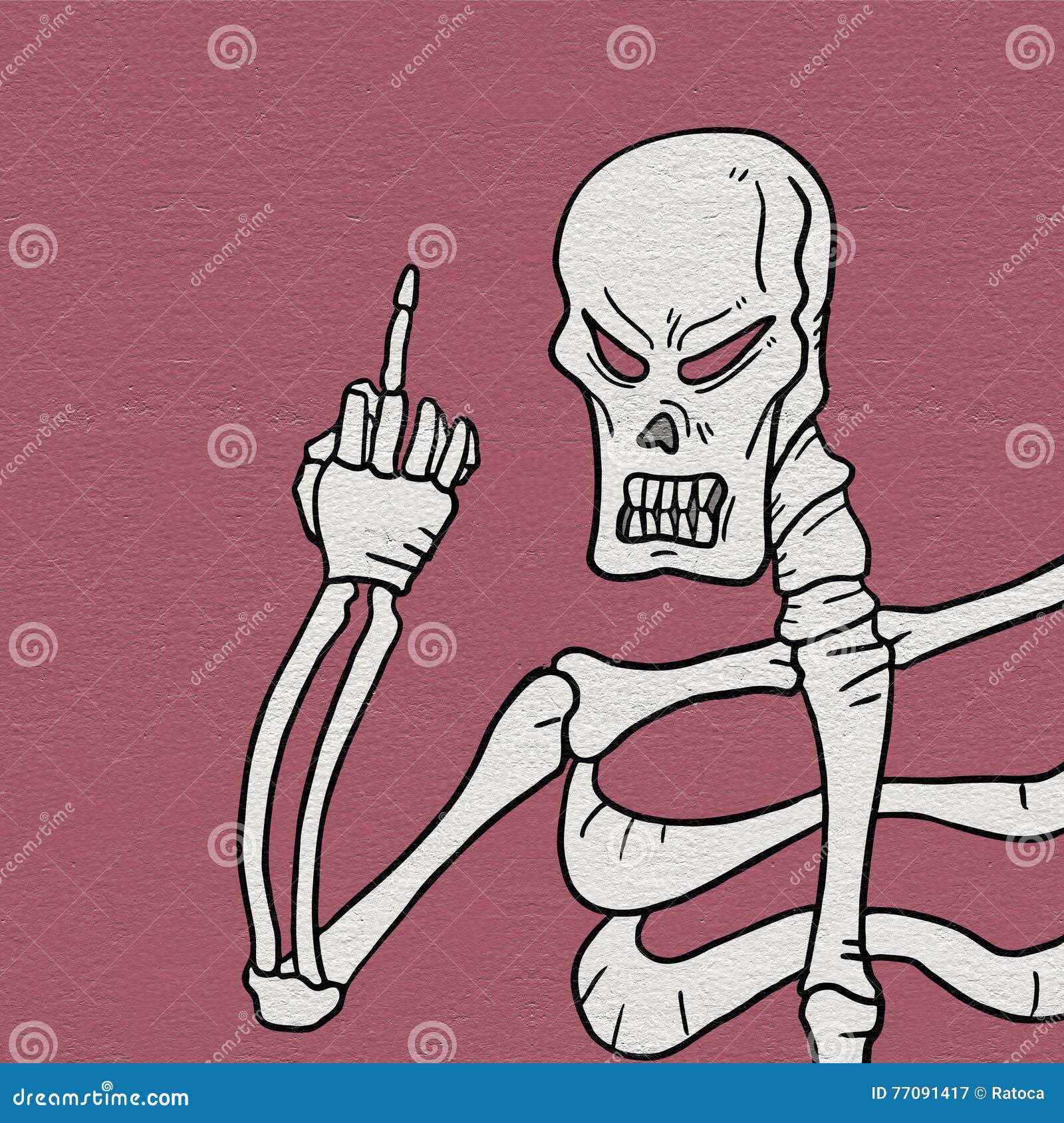 Rebel skull stock illustration. Illustration of skeleton - 77091417, image size:1600x1690