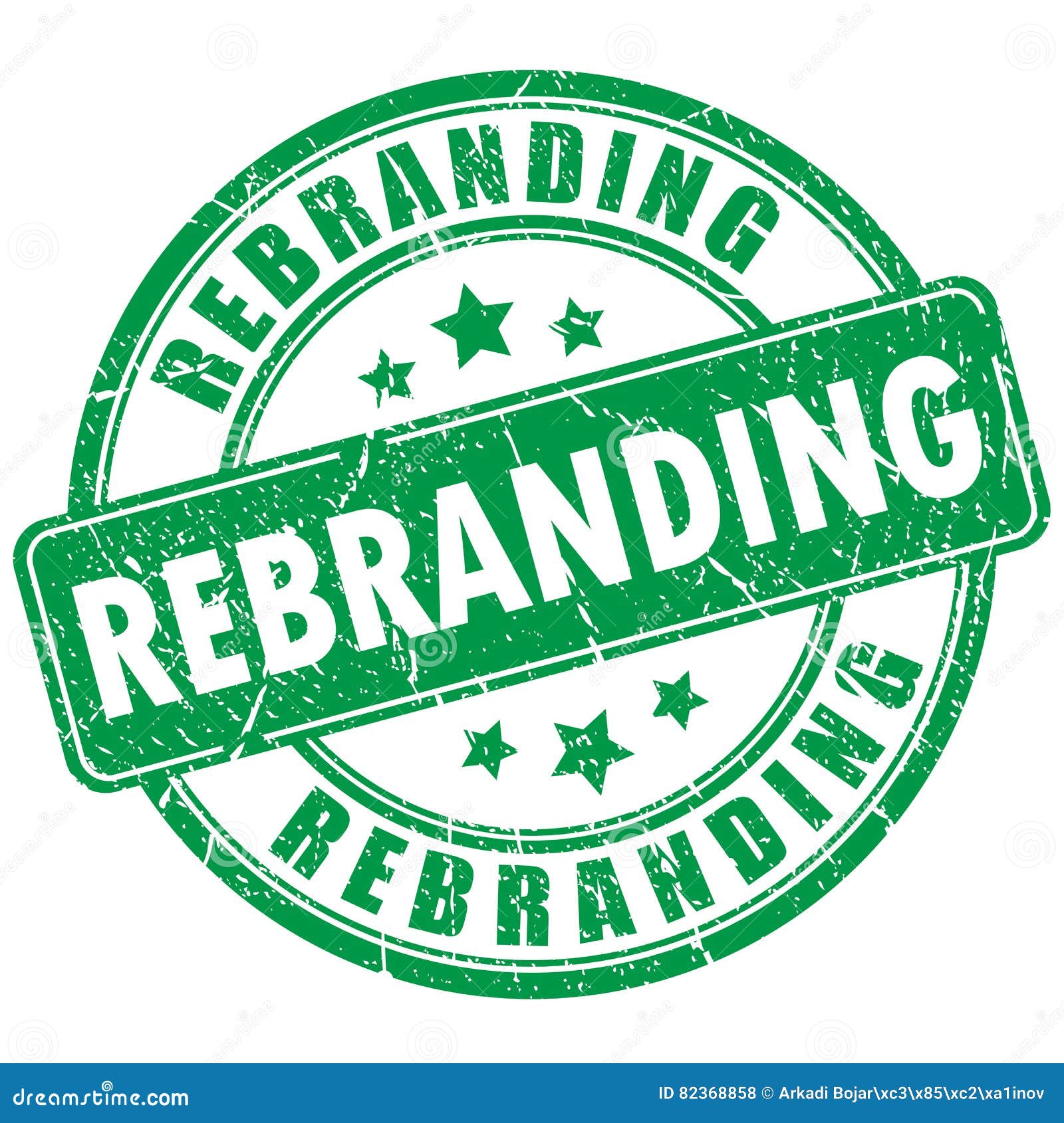 rebranding rubber  stamp