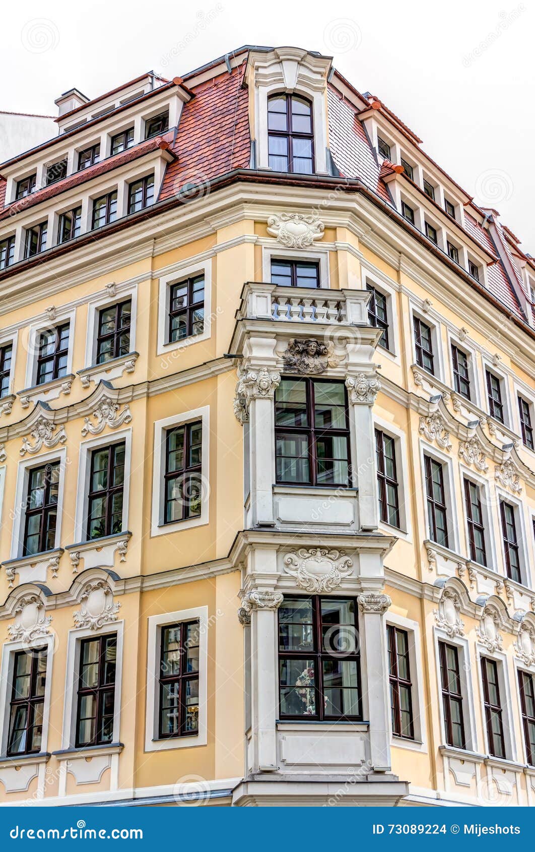 Rebuilt Buildings in Dresden Stock Photo Image of decoration, design 73089224