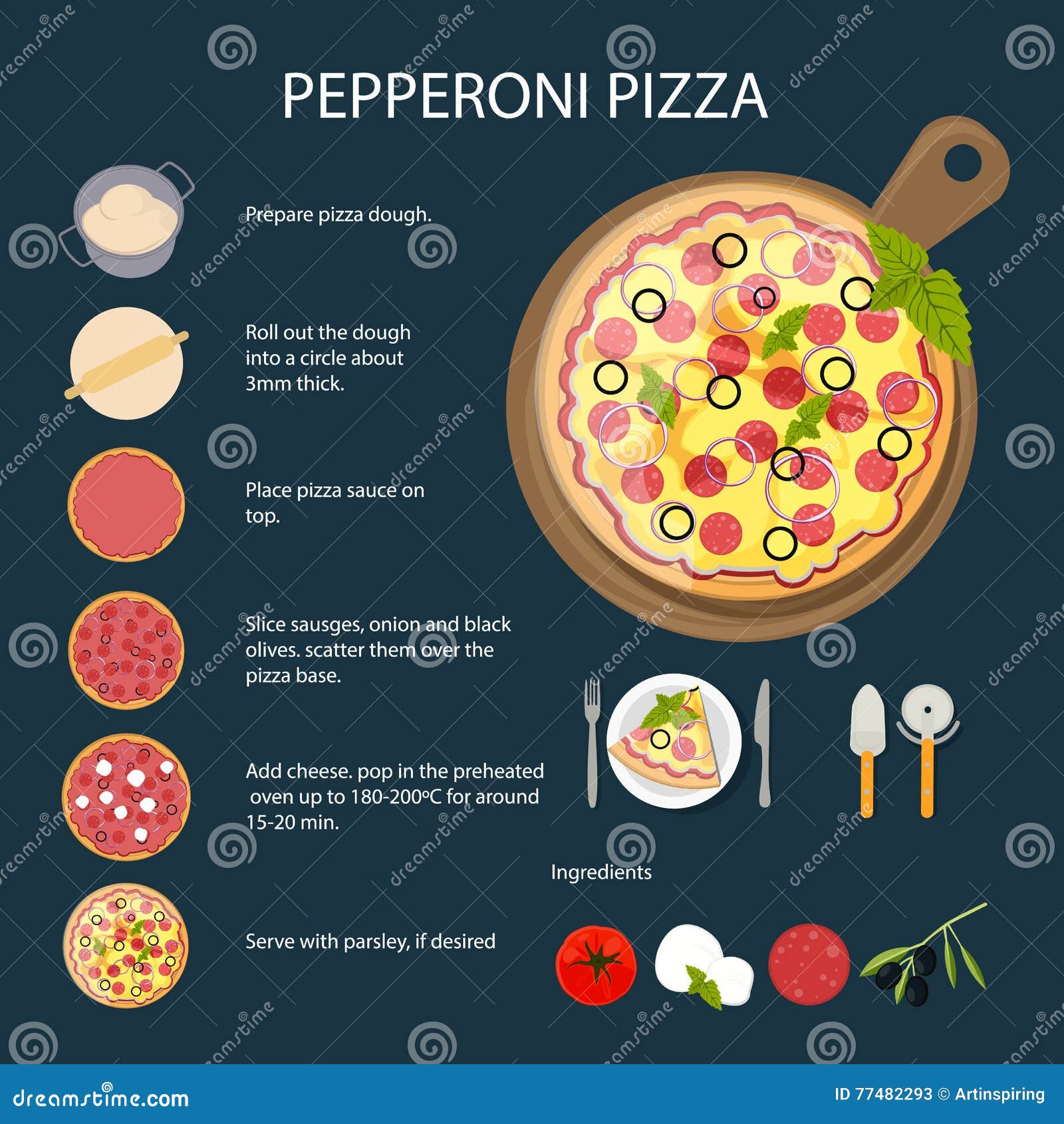 ттк для пиццы пепперони (120) фото