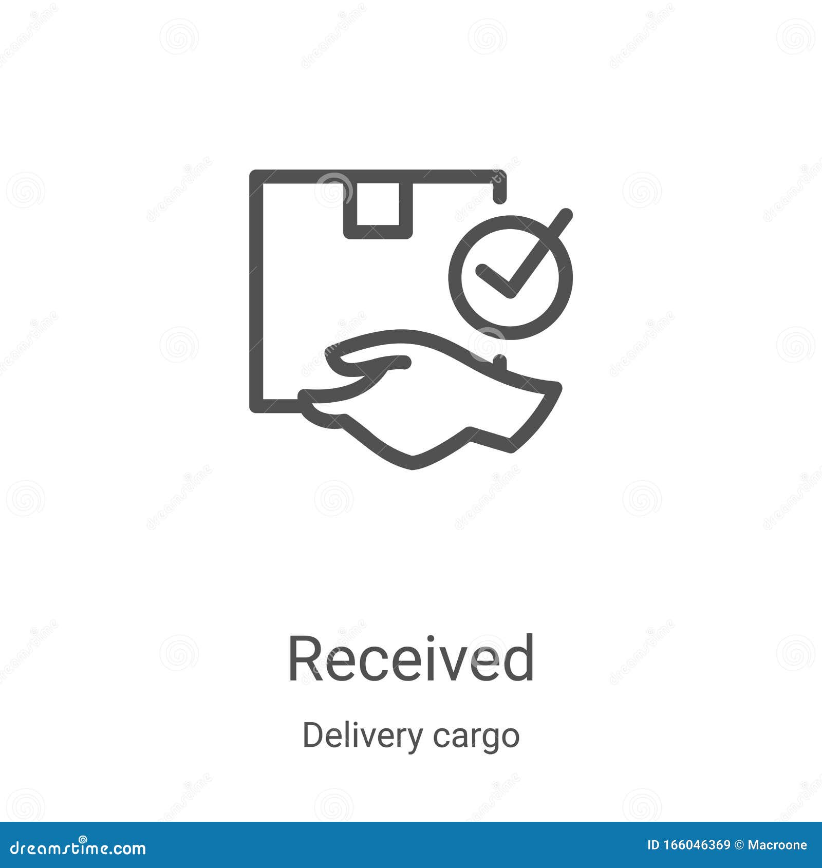 Received Icon On White Background. Simple Element Illustration From