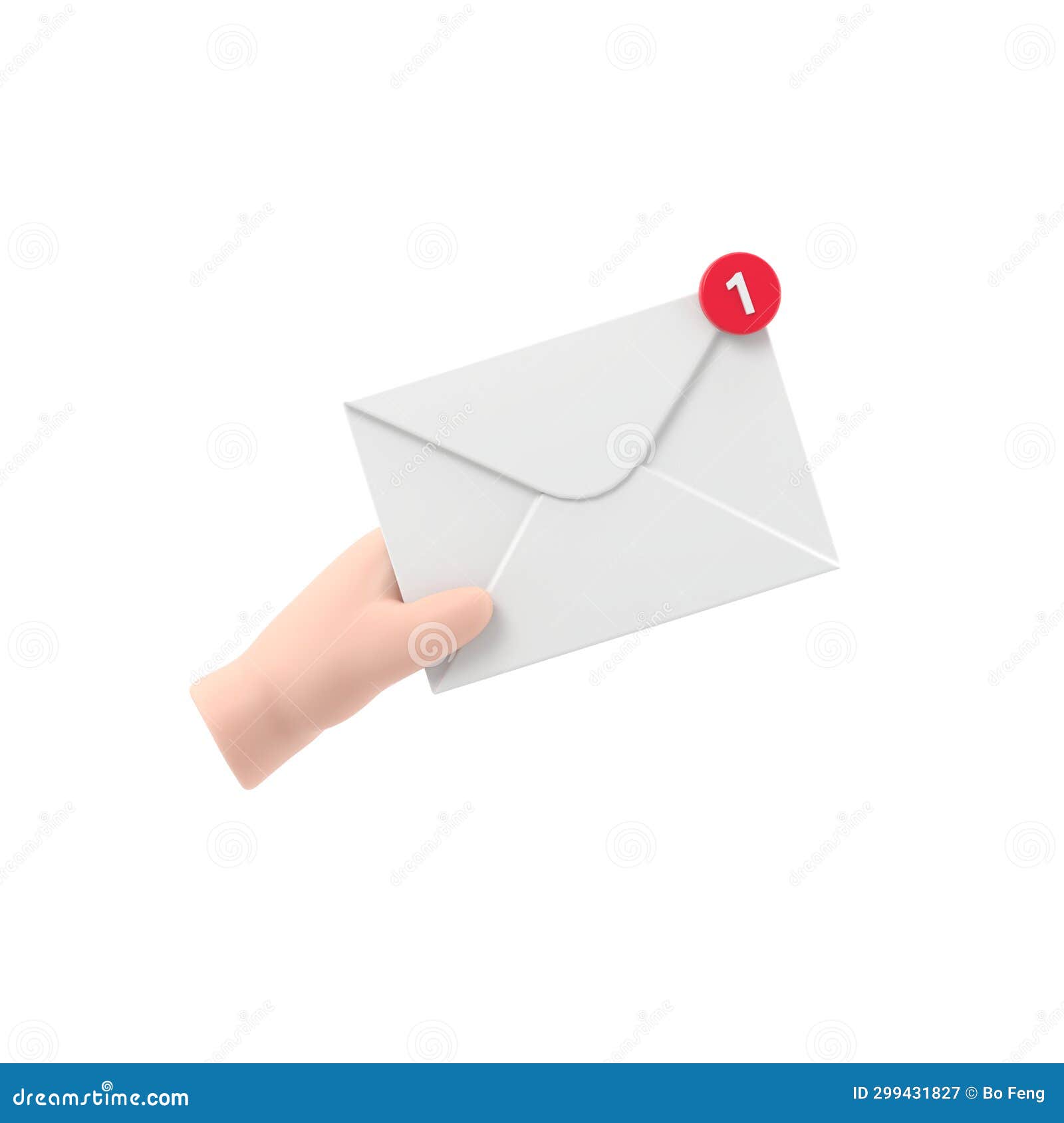 Received Message Concept. New,email Message,sms. Mail Delivery