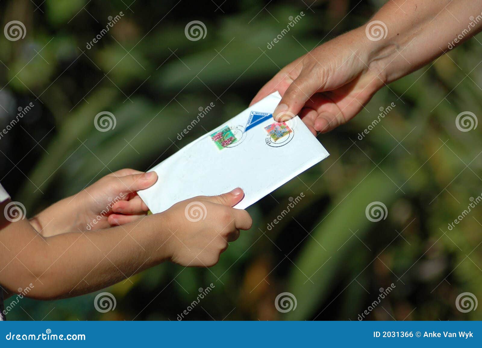 receiving a letter