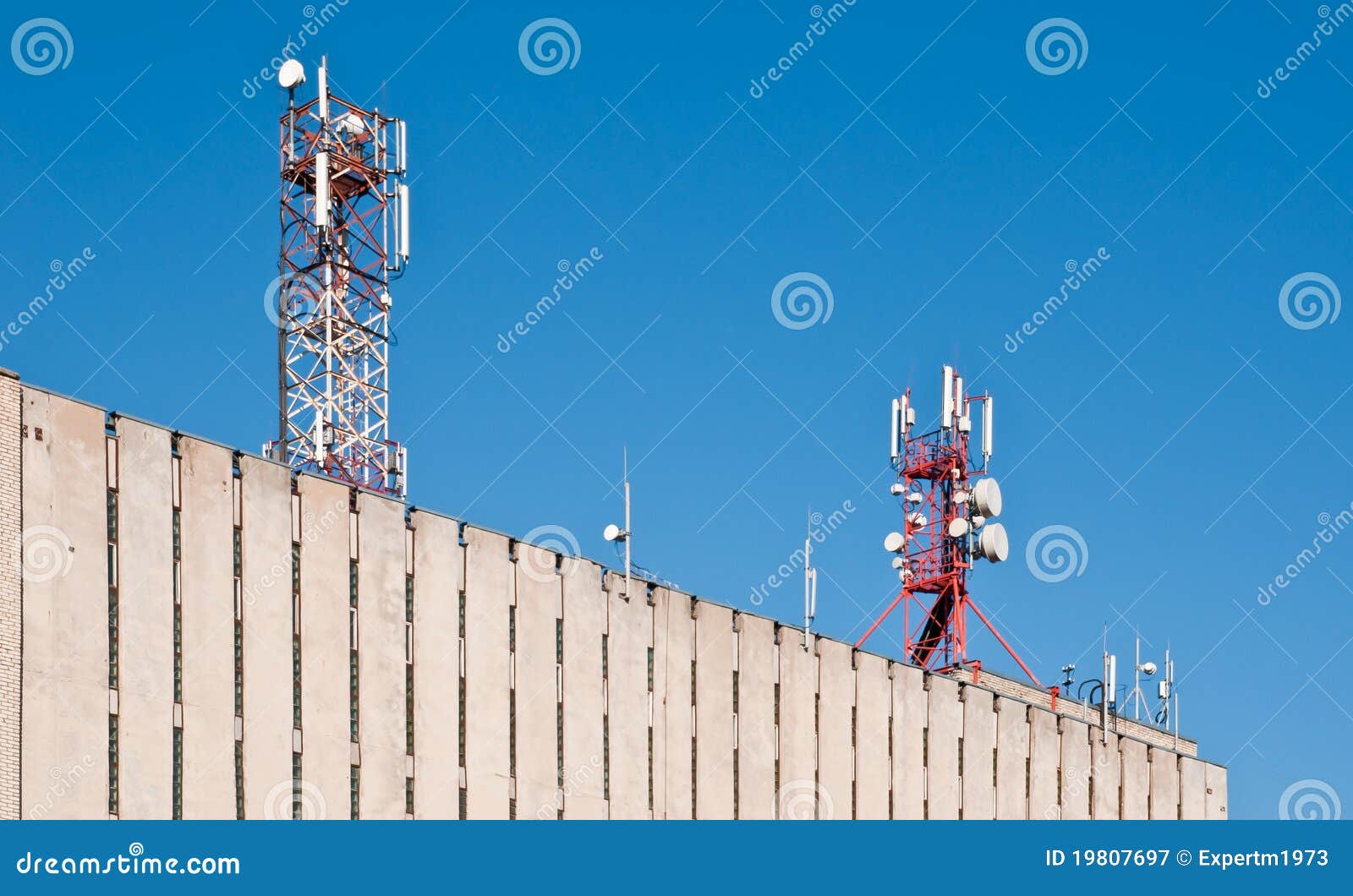 Receivingtransmitting Equipment Stock Image Image of technology