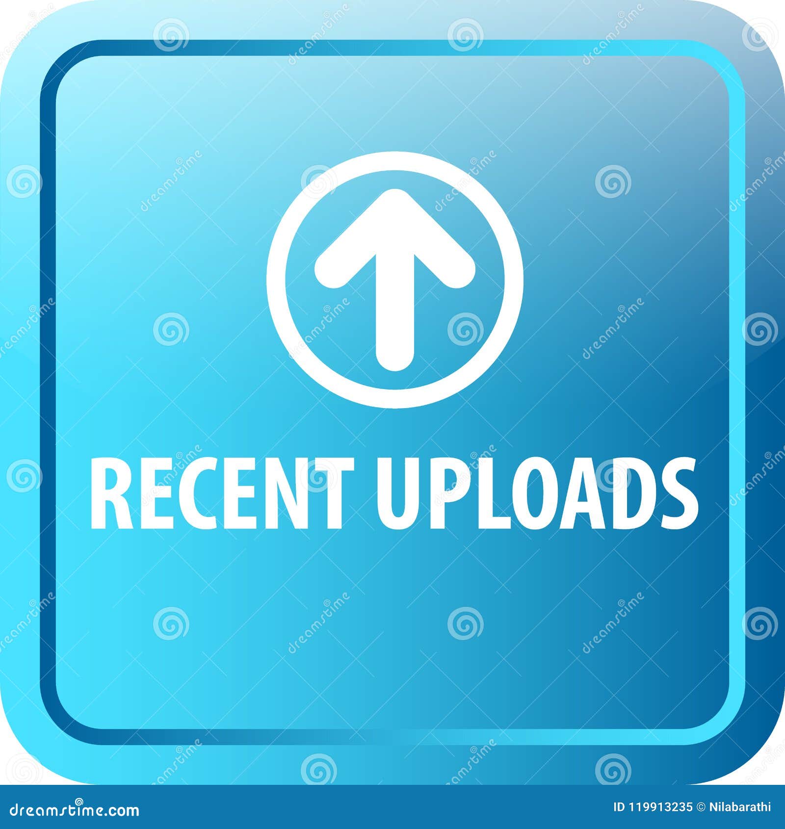 recent uploads web button